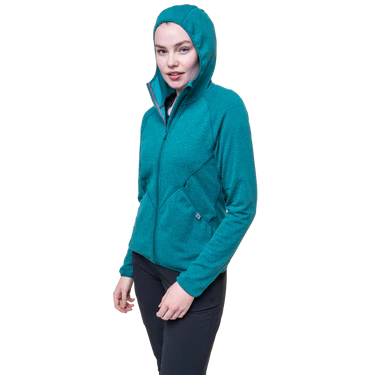 Calico Hooded Jacket Wm, deep teal