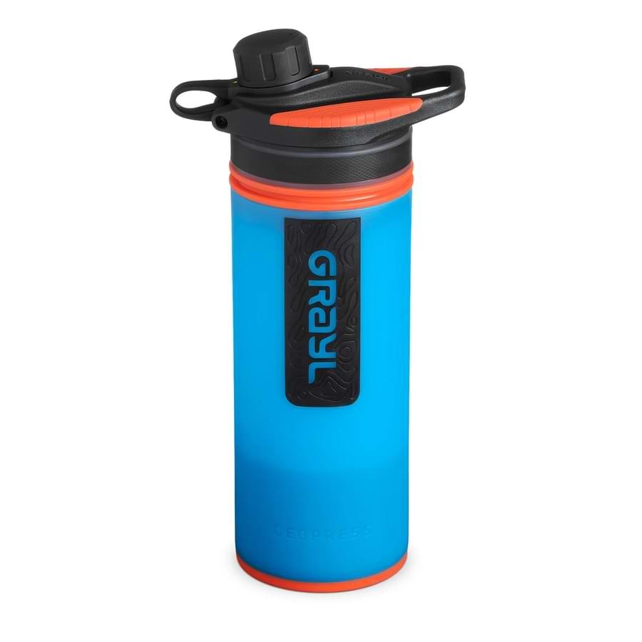 GRAYL GeoPress Purifier Trinkwasser-Filterflasche, bali blue