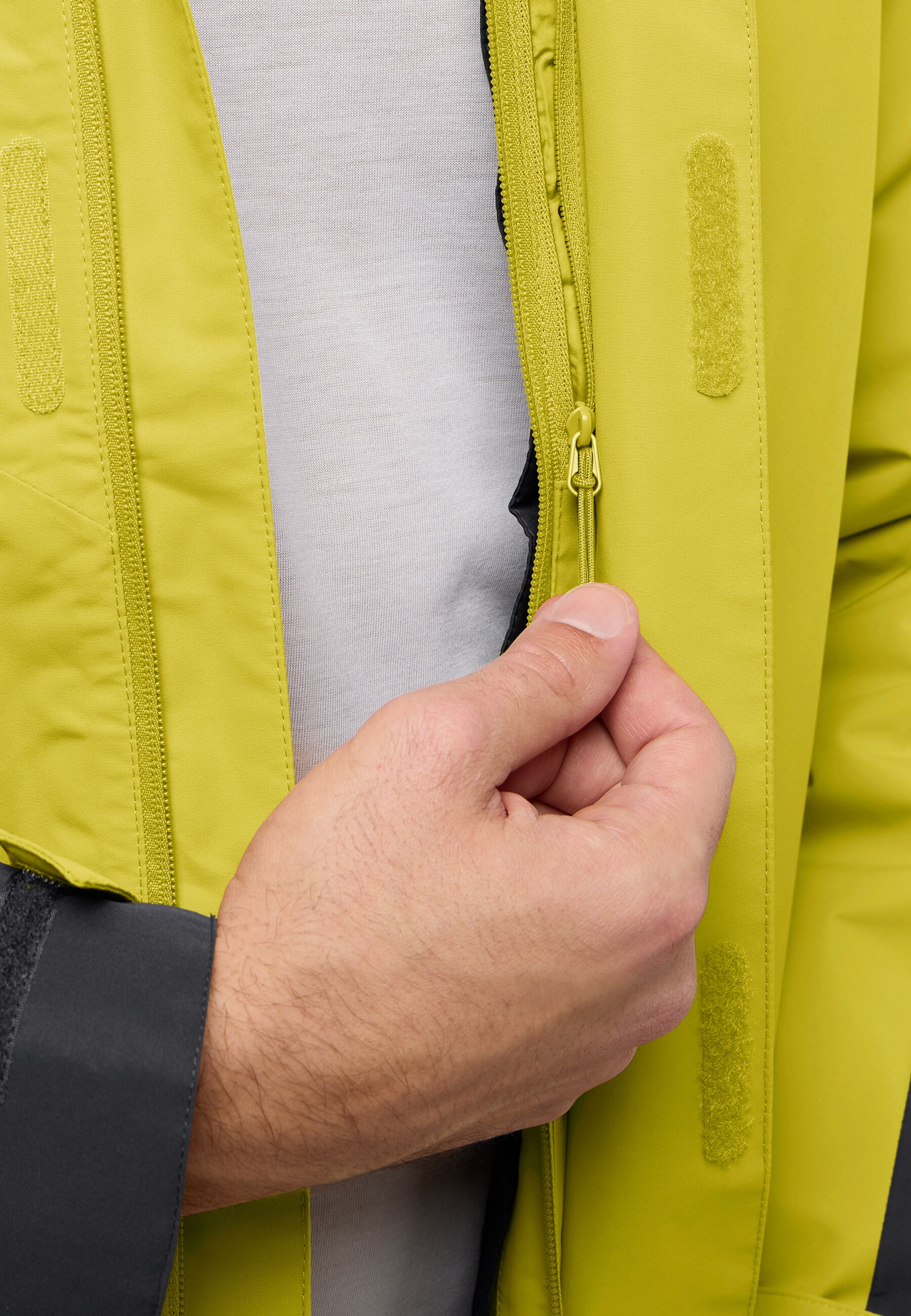 Jasper 3in1 Jacket, chartreuse
