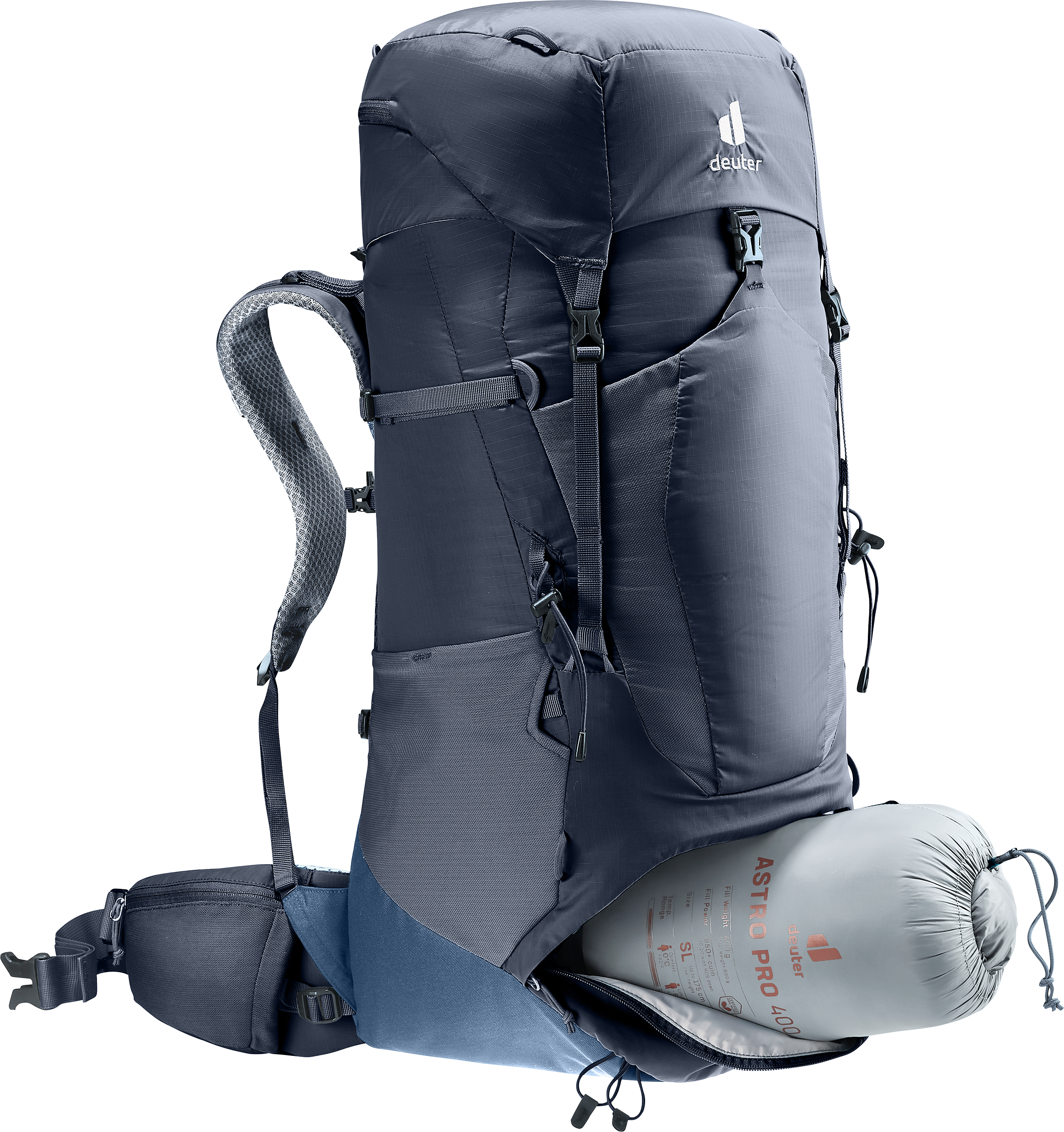 Aircontact Lite 50+10, black-marine