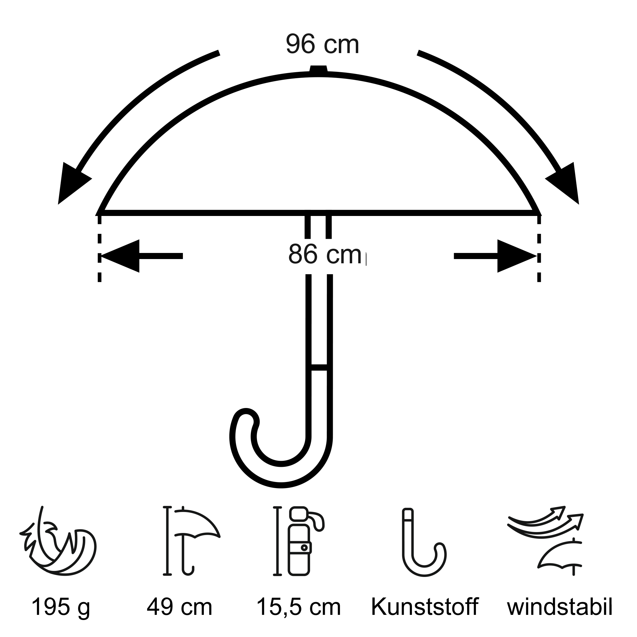 Dainty, dunkelgrün