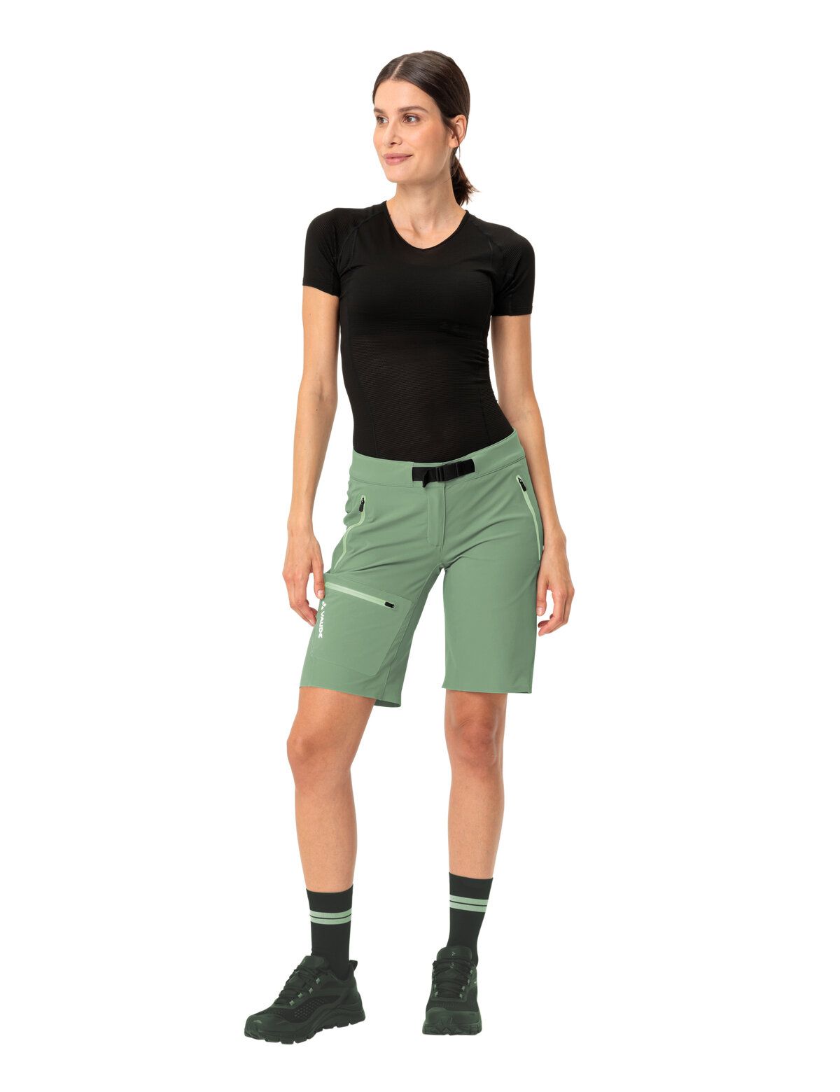Badile Shorts Wm, willow green uni