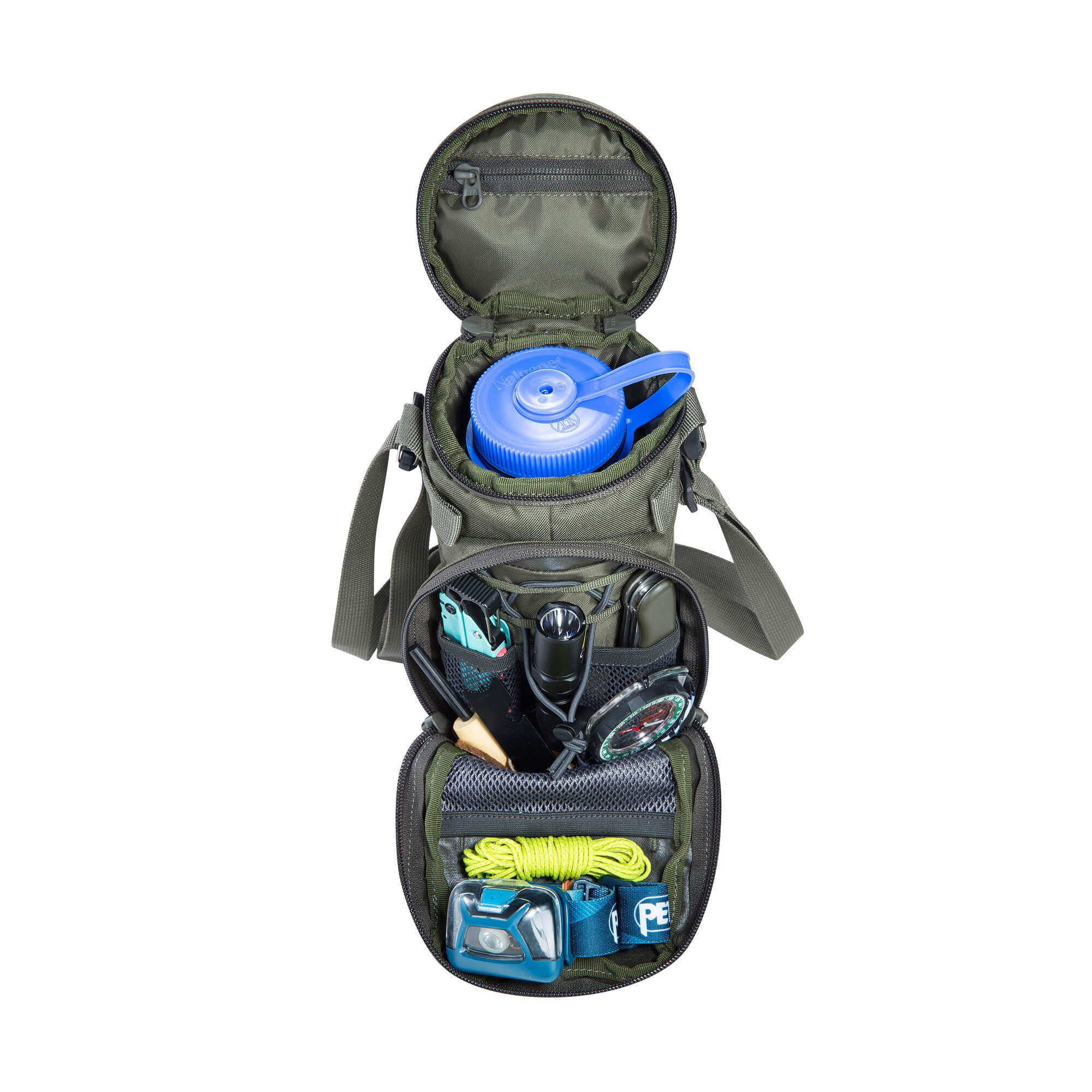 Bottle Pouch 1L BC, stone grey olive