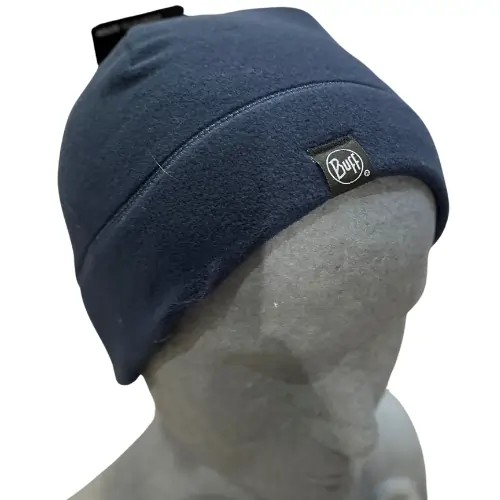 Buff Polar Beanie, solid dark navy