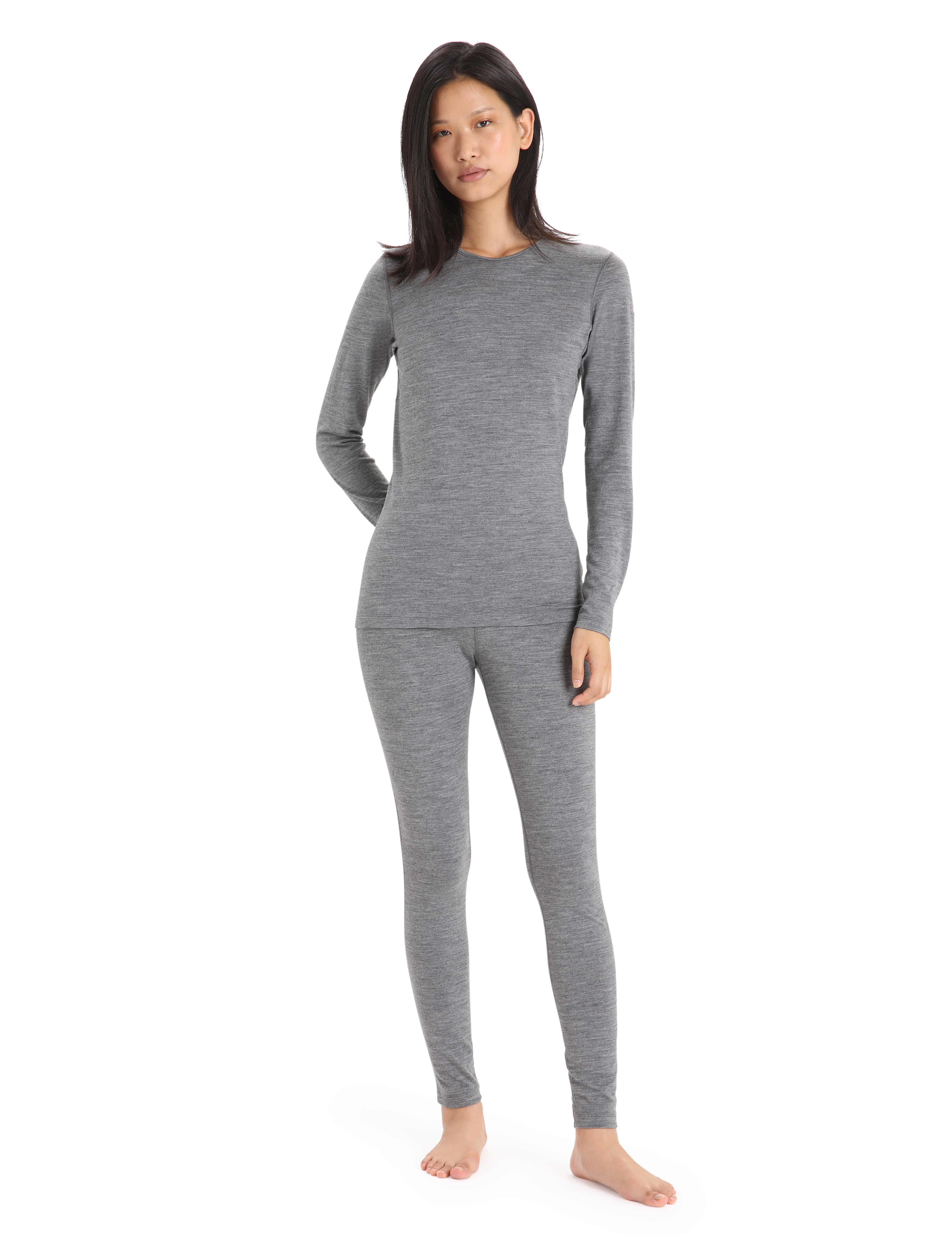 BF200 Oasis Crewe L/S Wm, gritstone heather
