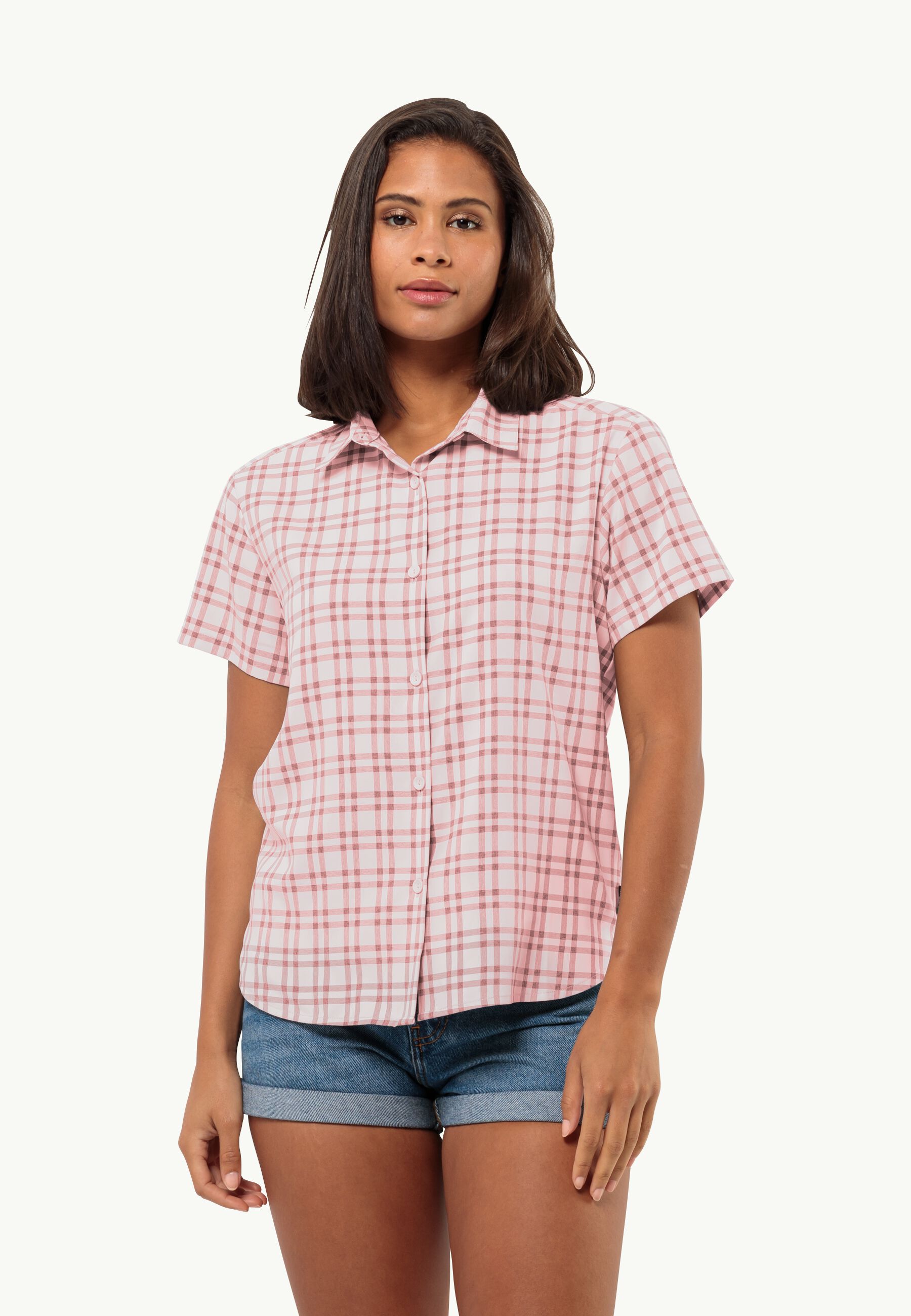 Febla Shirt Wm, soft pink check