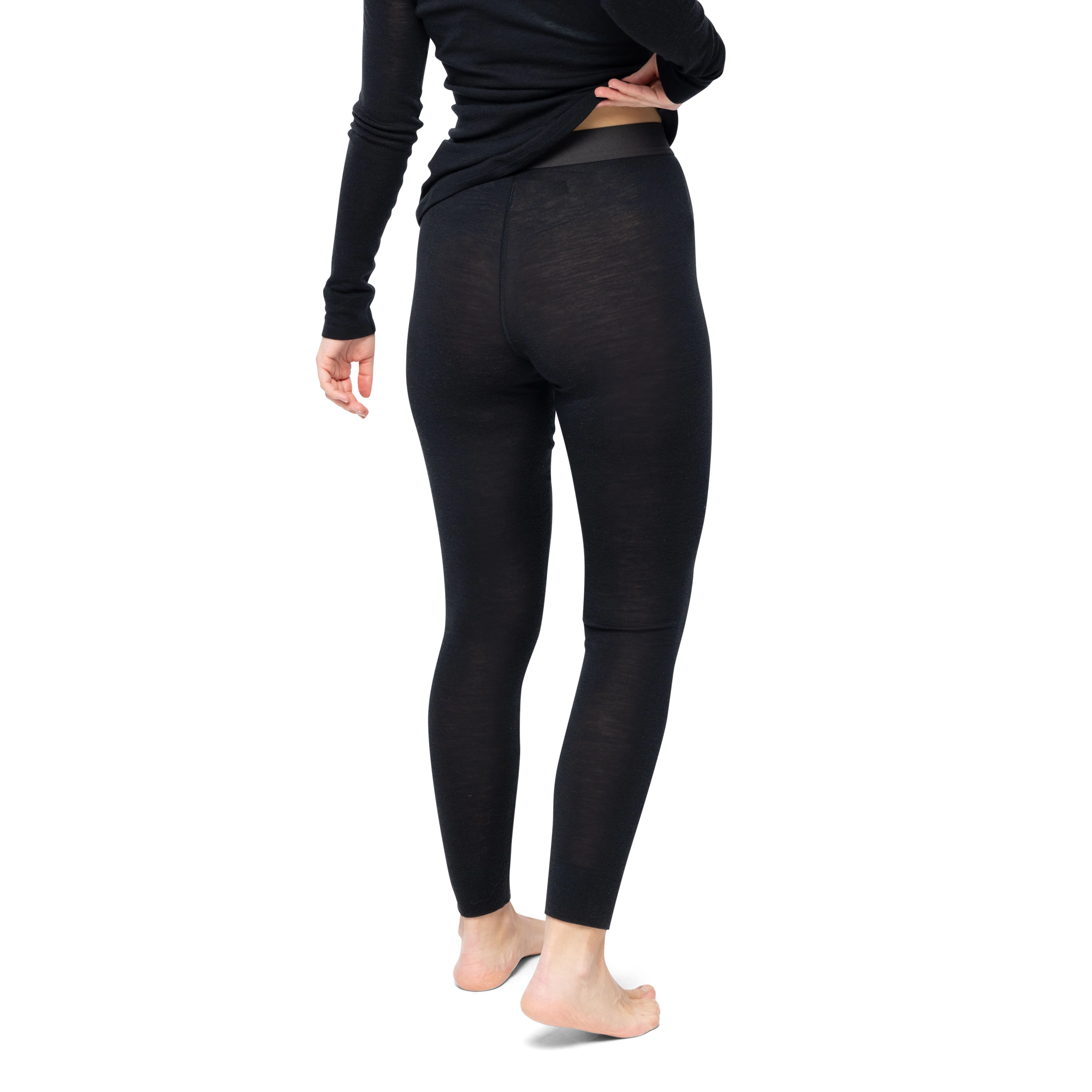 Inner Dual Merino Tights Wm, black