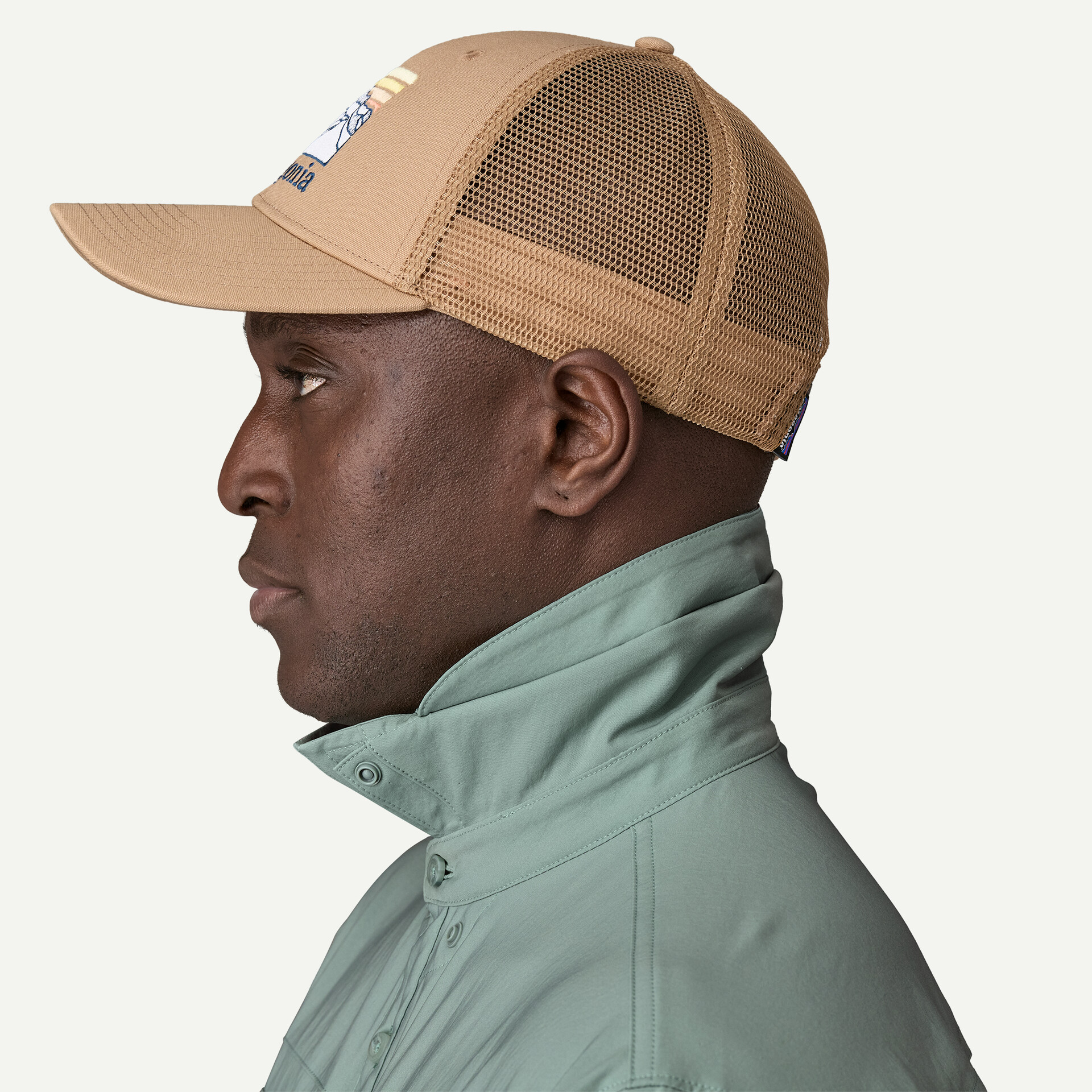 Self Guided Sun L/S Shirt, river rock green
