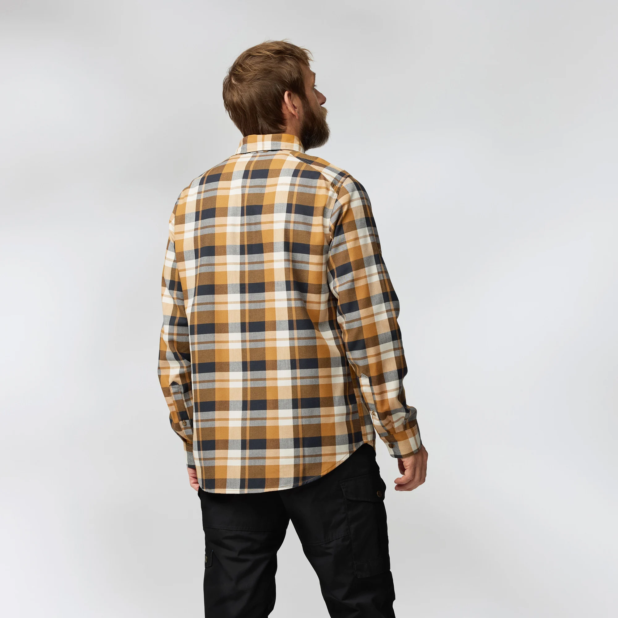 Fjällglim LS Shirt, black/grey