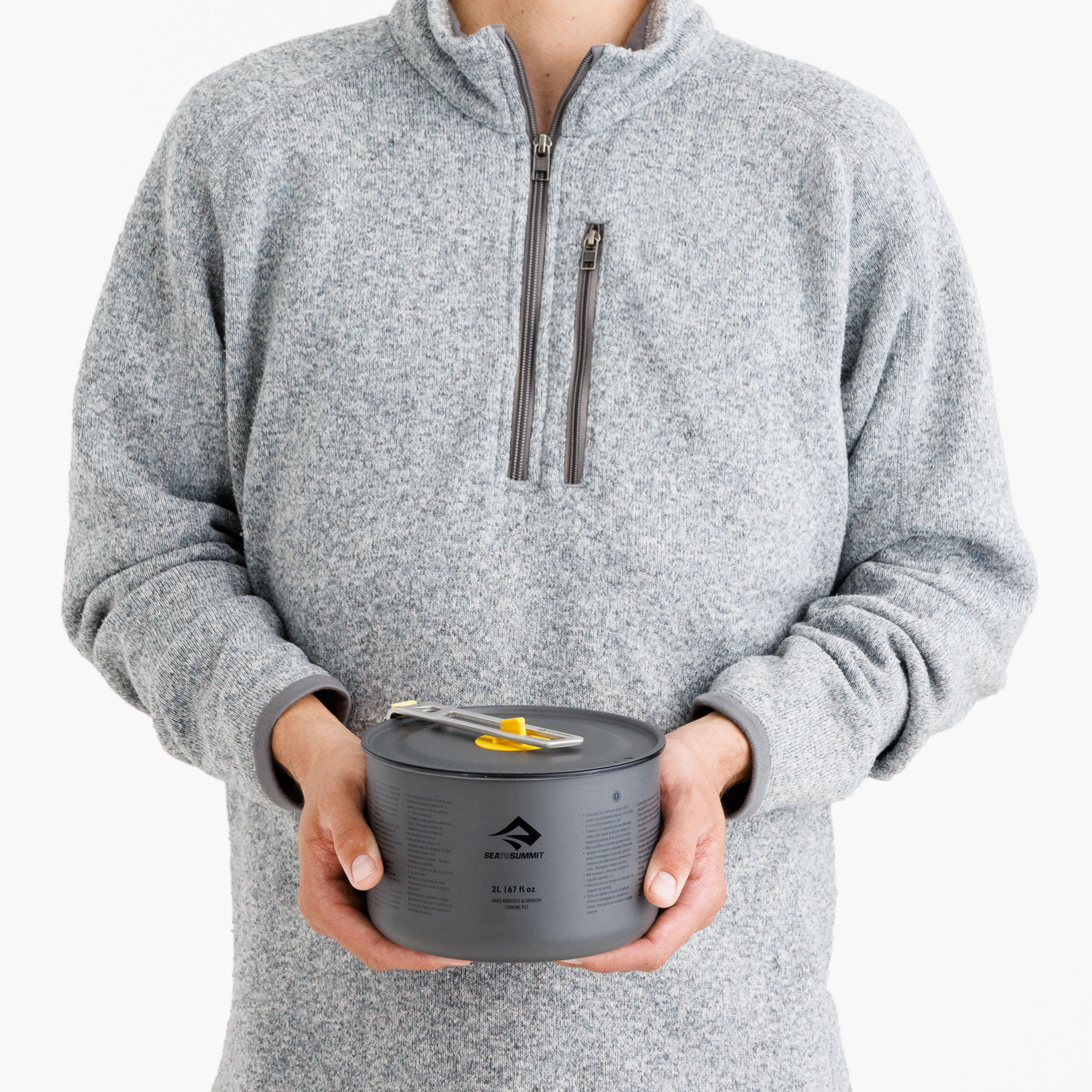 Frontier UL Pot - 2L, Aluminium Hard Anodised Grey