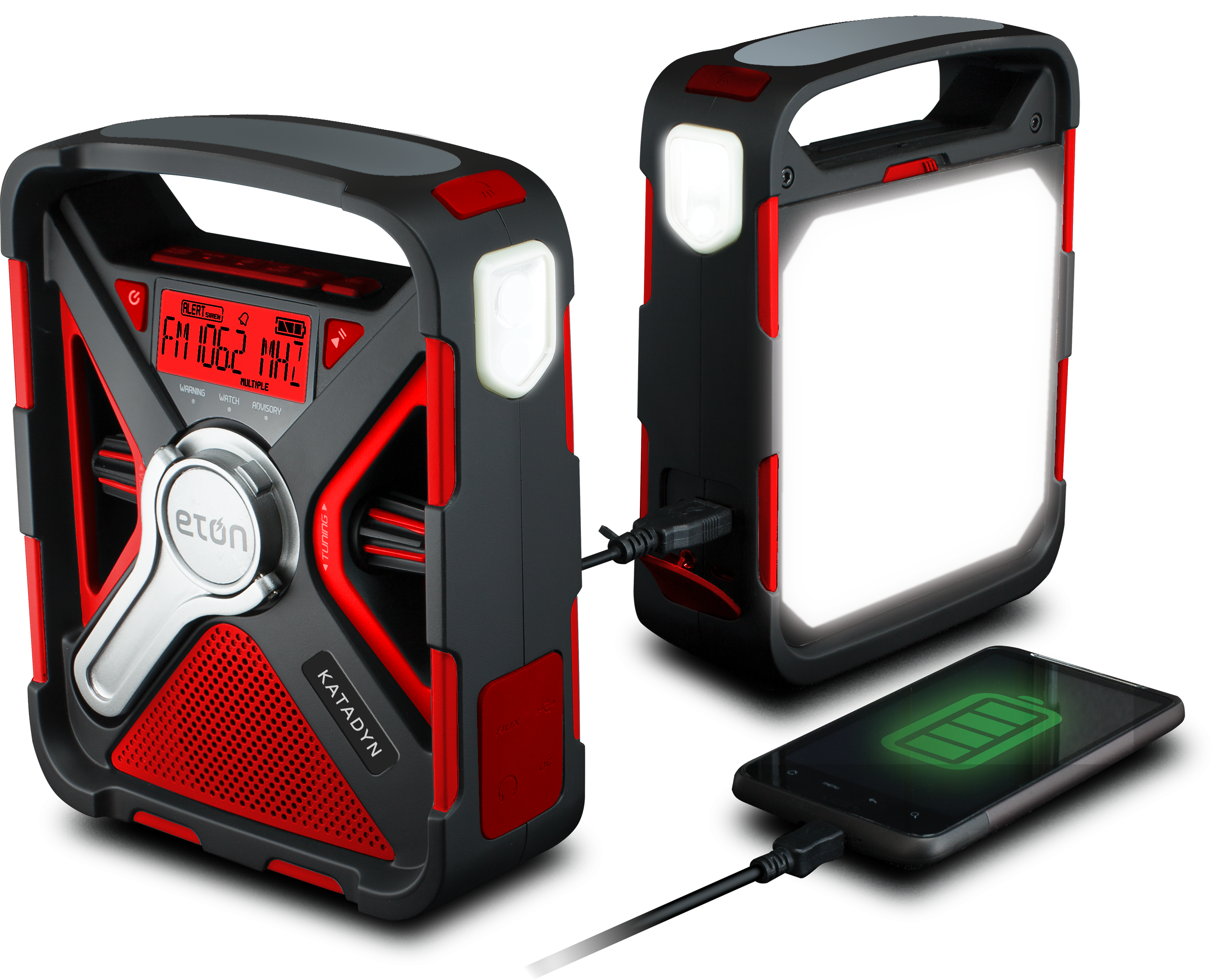Eton Quest DAB+, rot