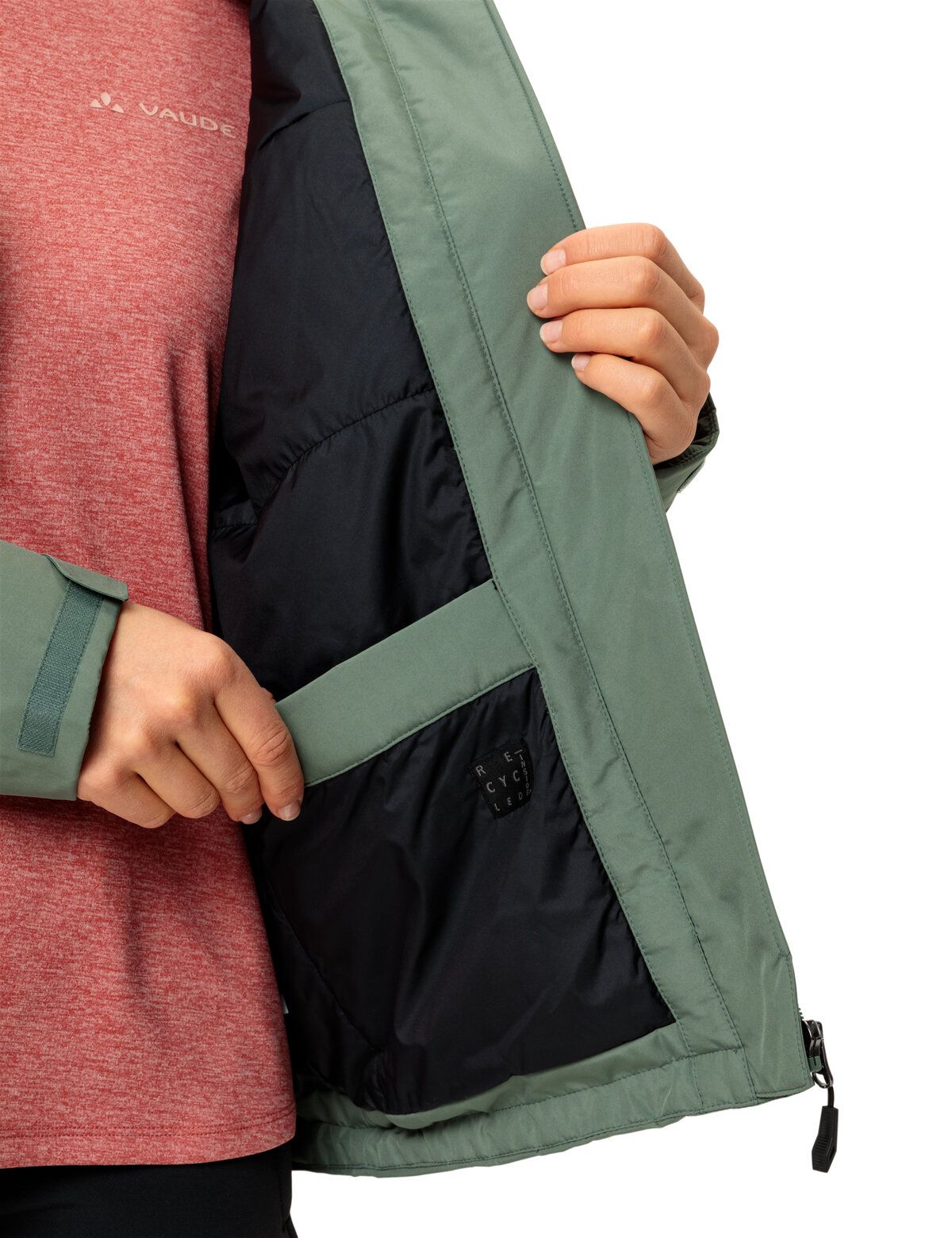Rosemoor Padded Jacket Wm, agave