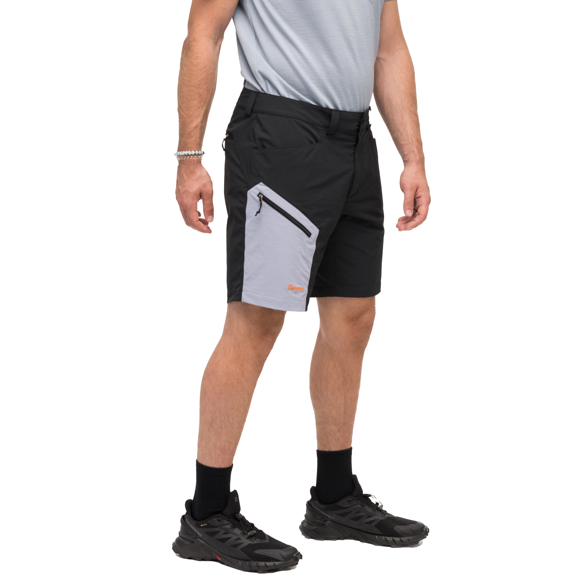 Vaagaa Light Softshell Shorts, black/husky blue