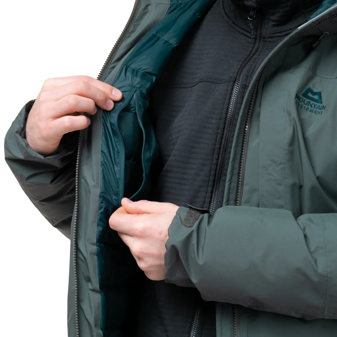 Triton Jacket, slate green/cosmos