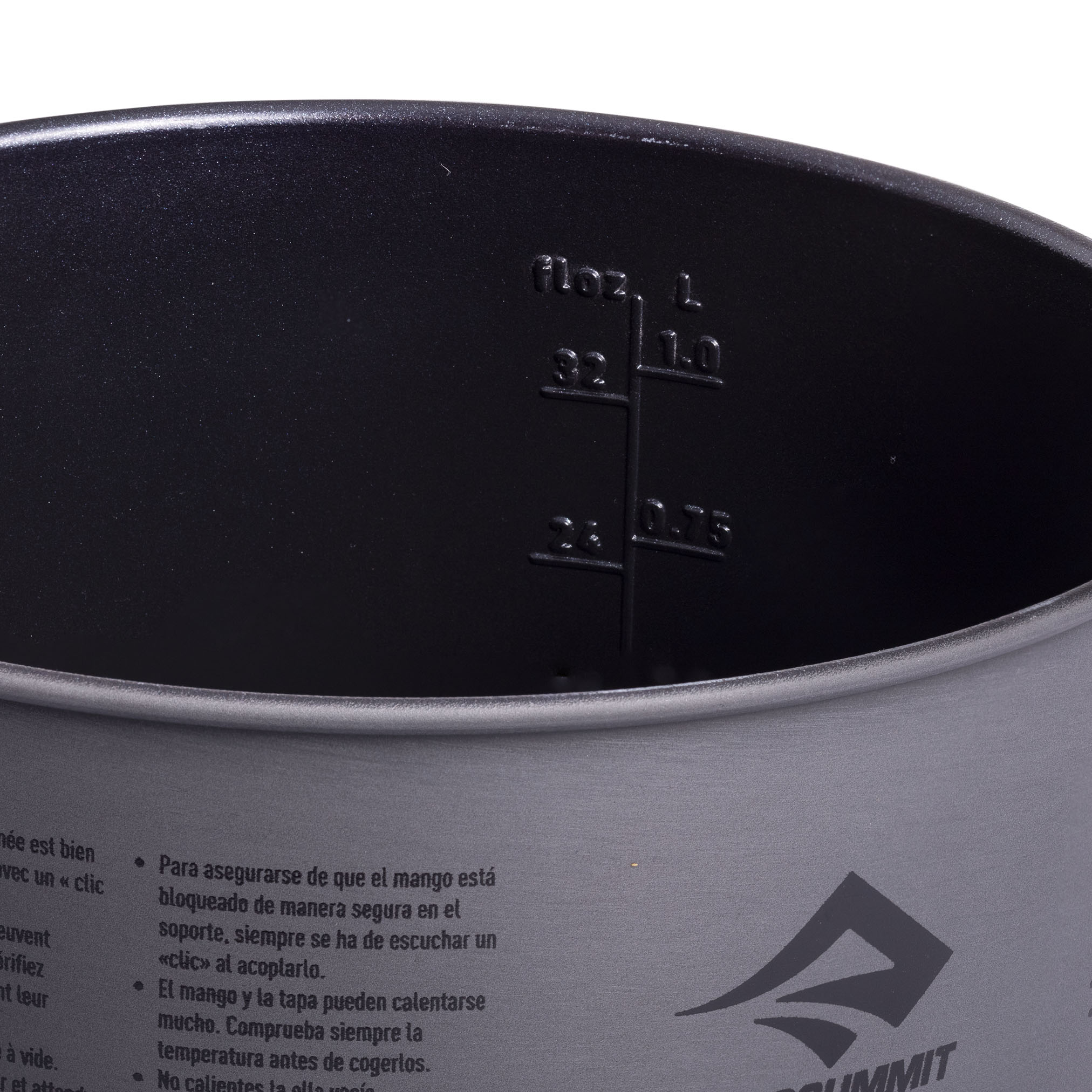 Frontier UL Pot - 2L, Aluminium Hard Anodised Grey