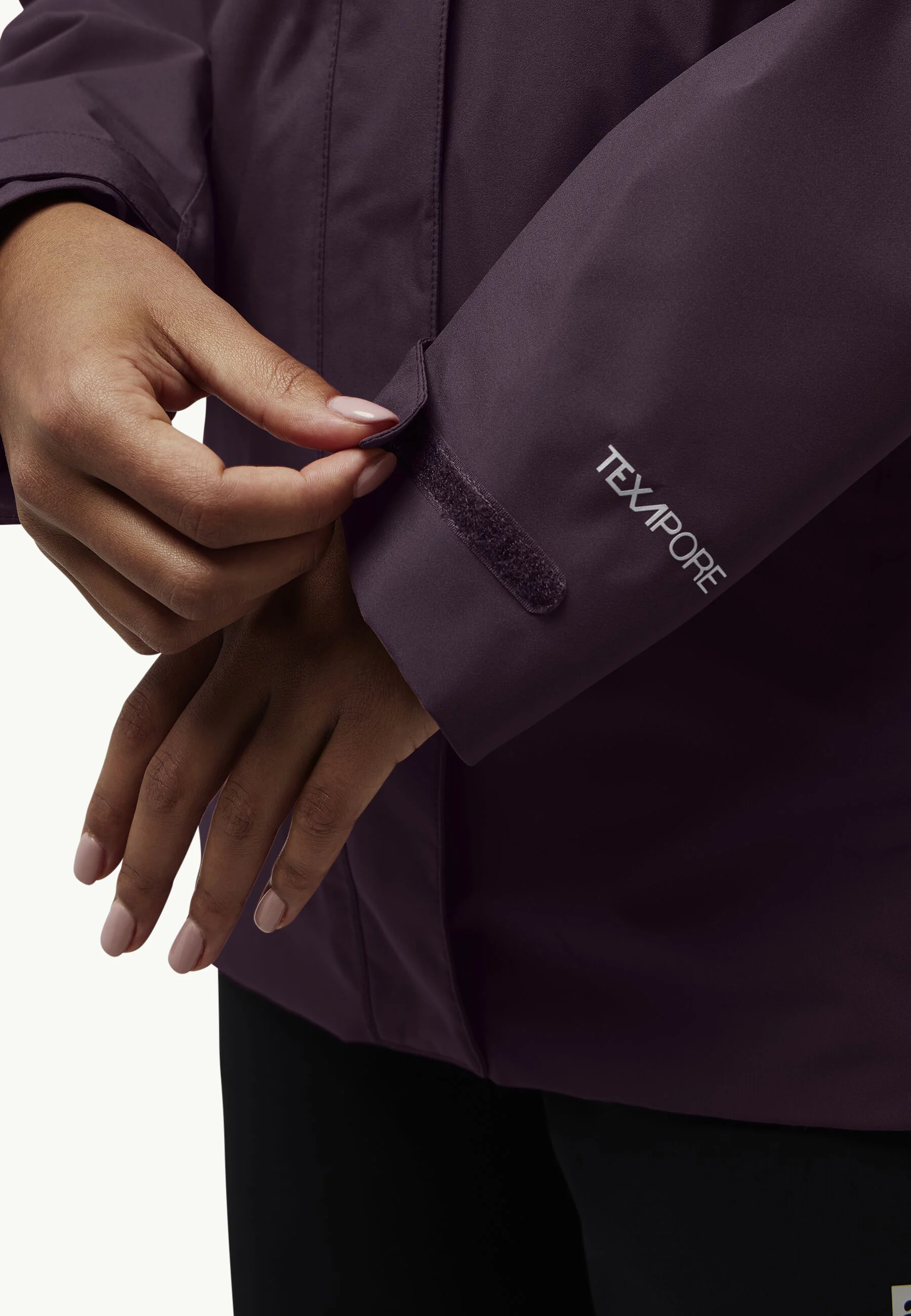 Rotwand 3in1 Jacket Wm, midnight plum