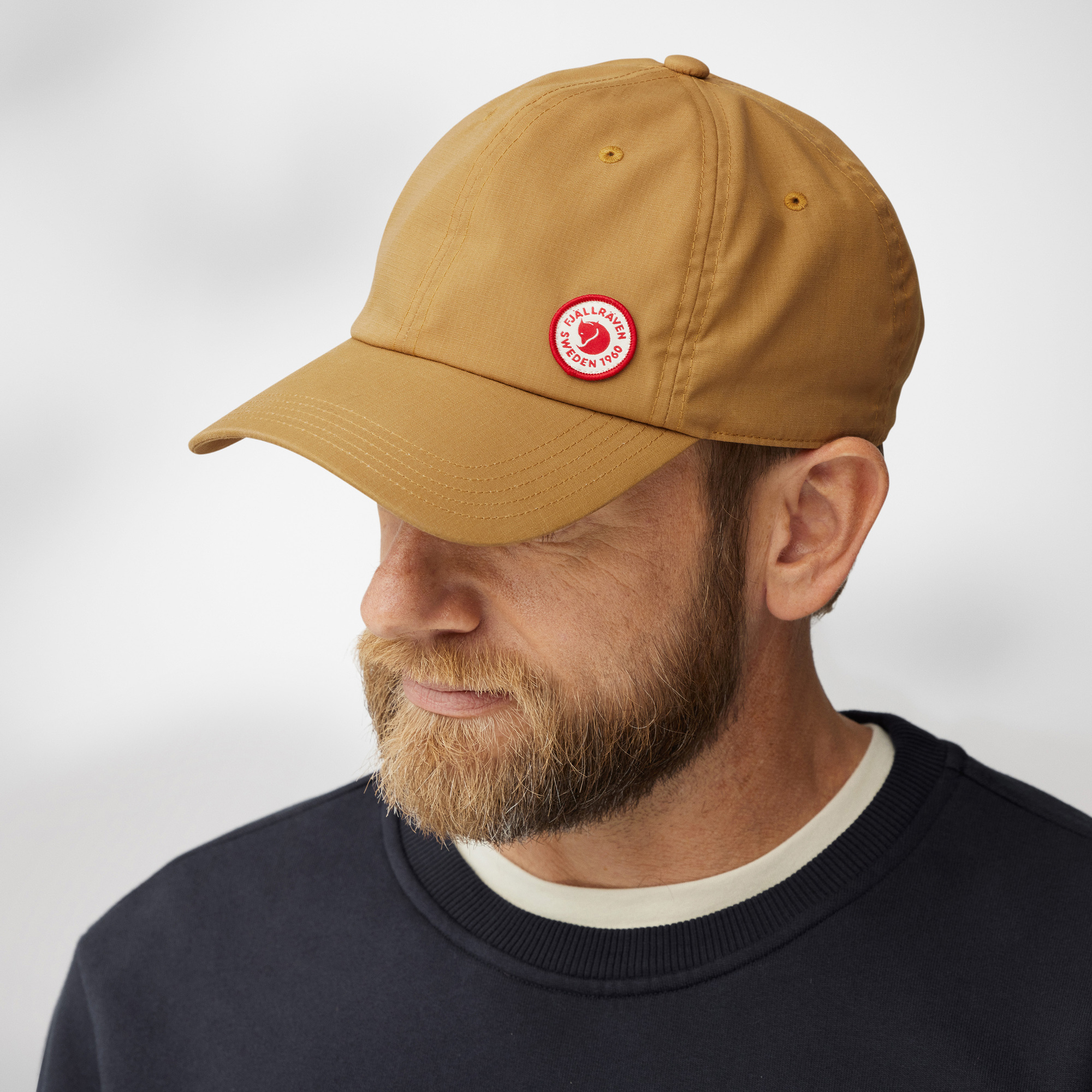 Fjällräven Logo Cap, dark navy