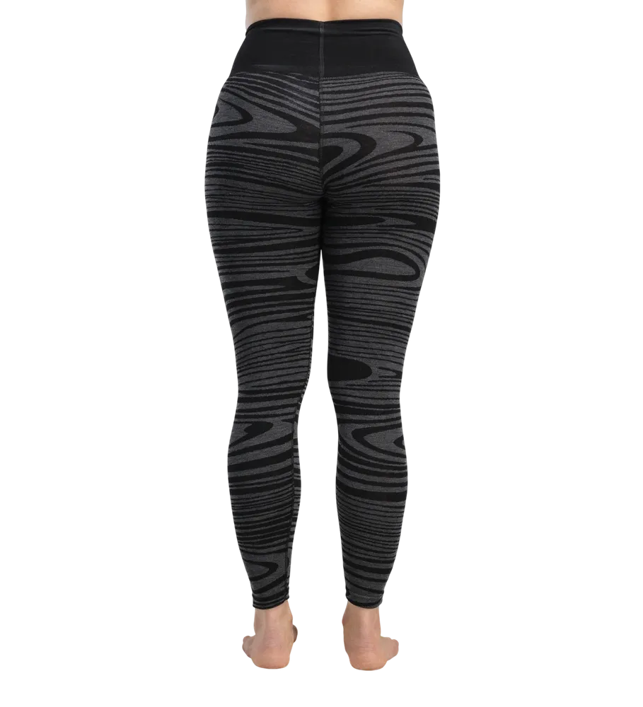 WarmWool Motion Longs High Waist Wm, Black Motion