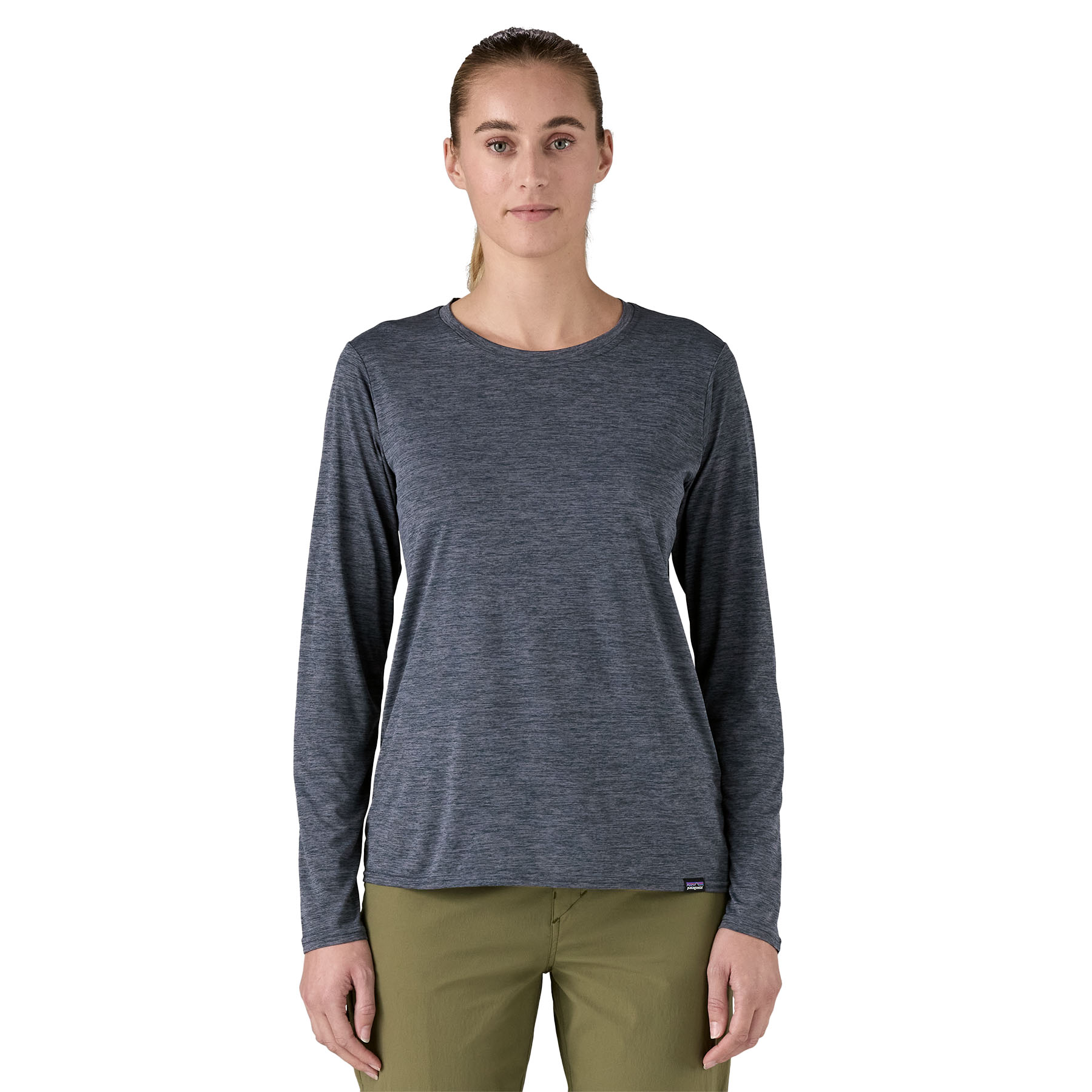 Cap Cool Daily L/S Shirt Wm, smolder blue - light smolder blue