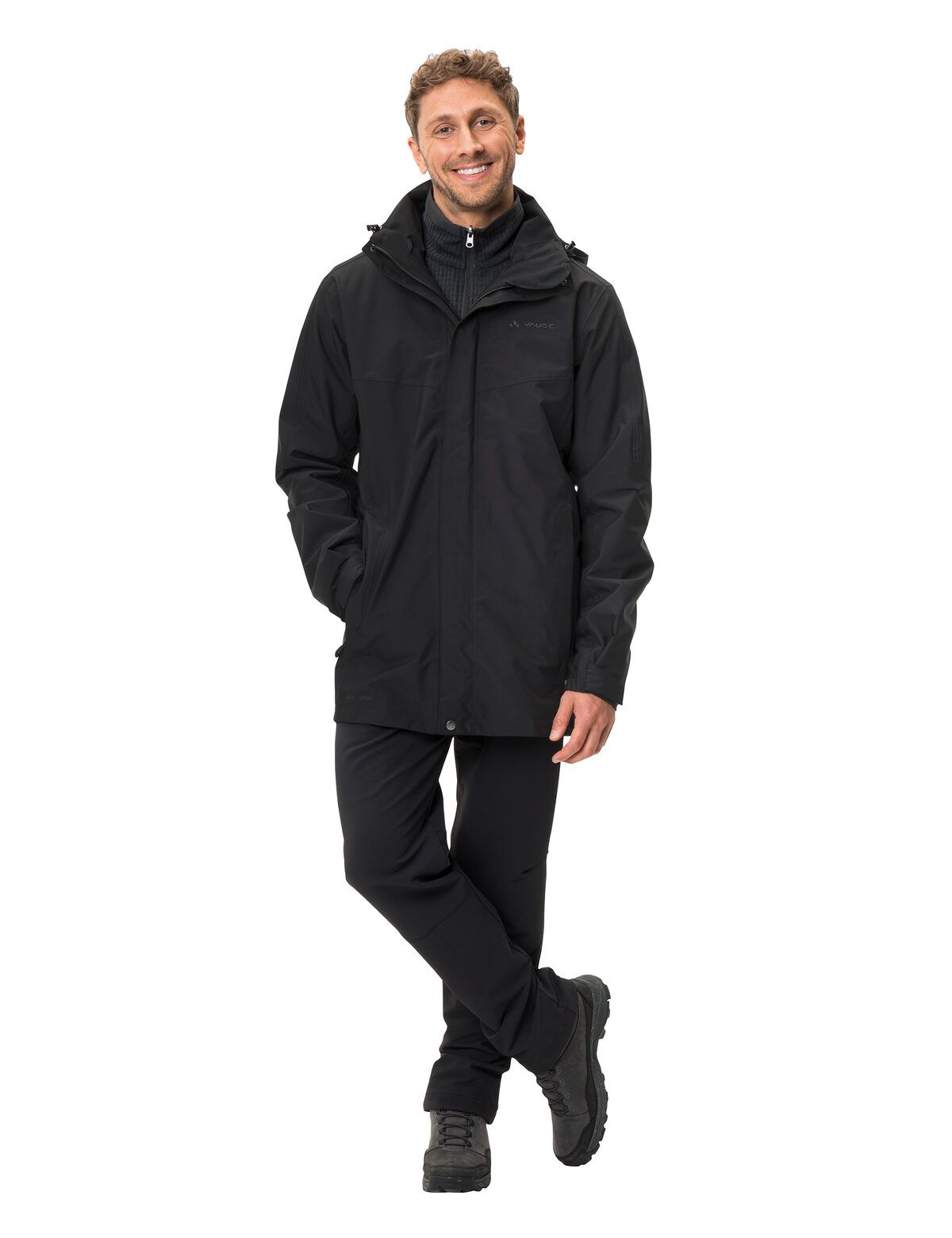 Idris 3in1 Parka, black