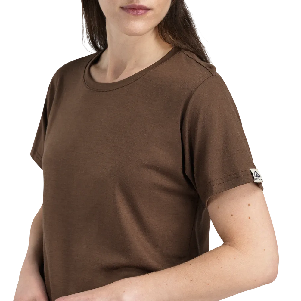 LightWool 140 Classic Tee Wm, dark earth