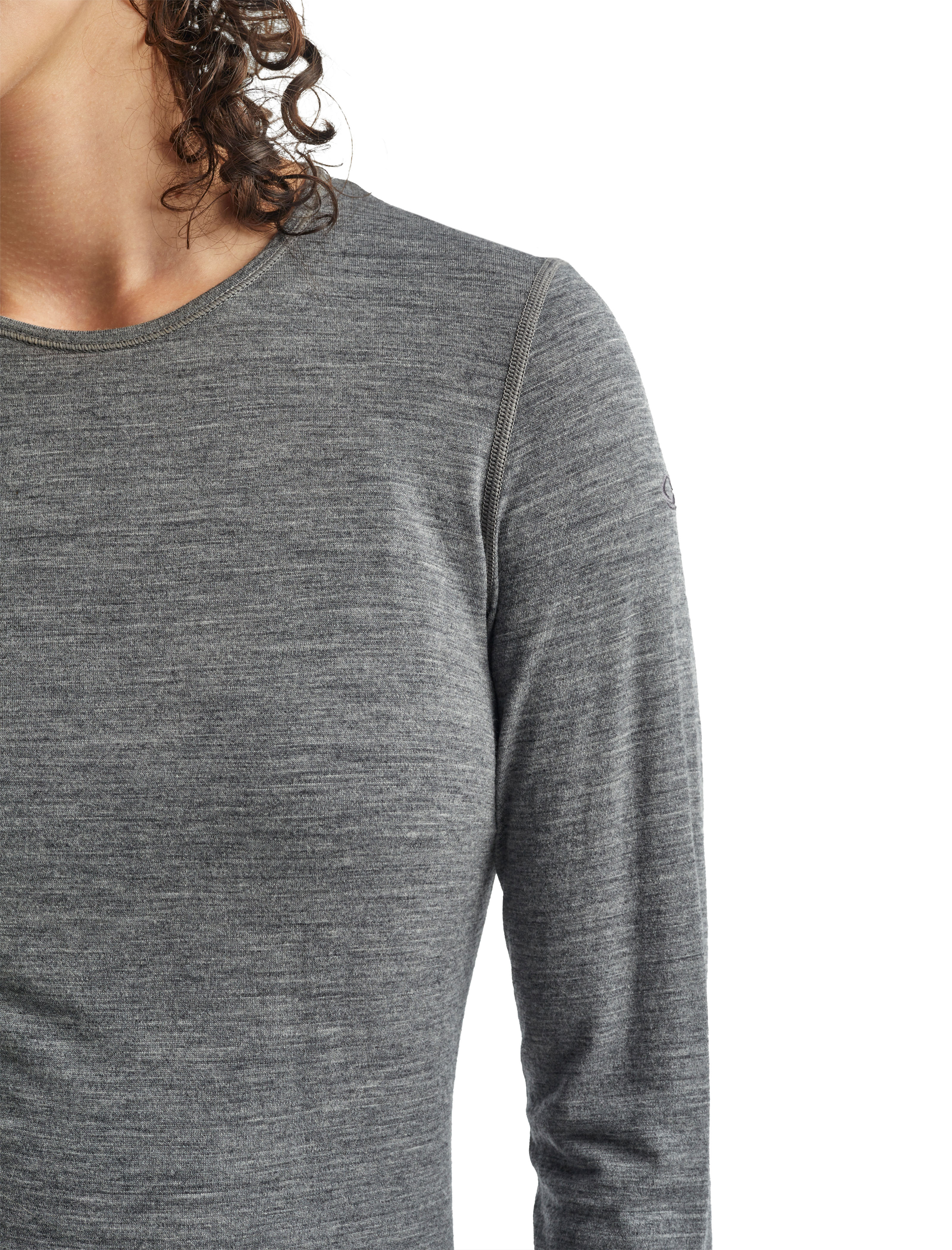 BF200 Oasis Crewe L/S Wm, gritstone heather