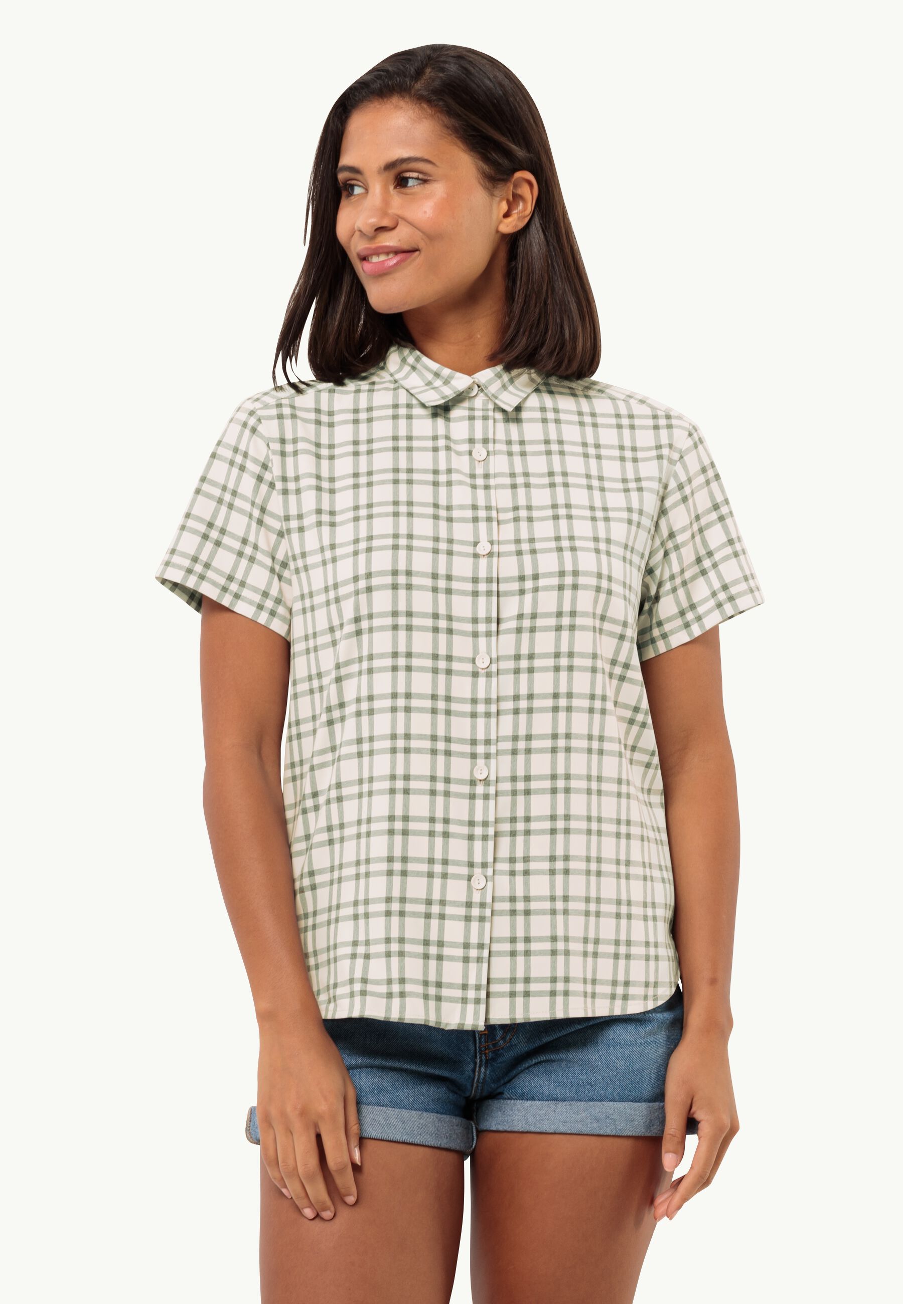 Febla Shirt Wm, bay leaf check