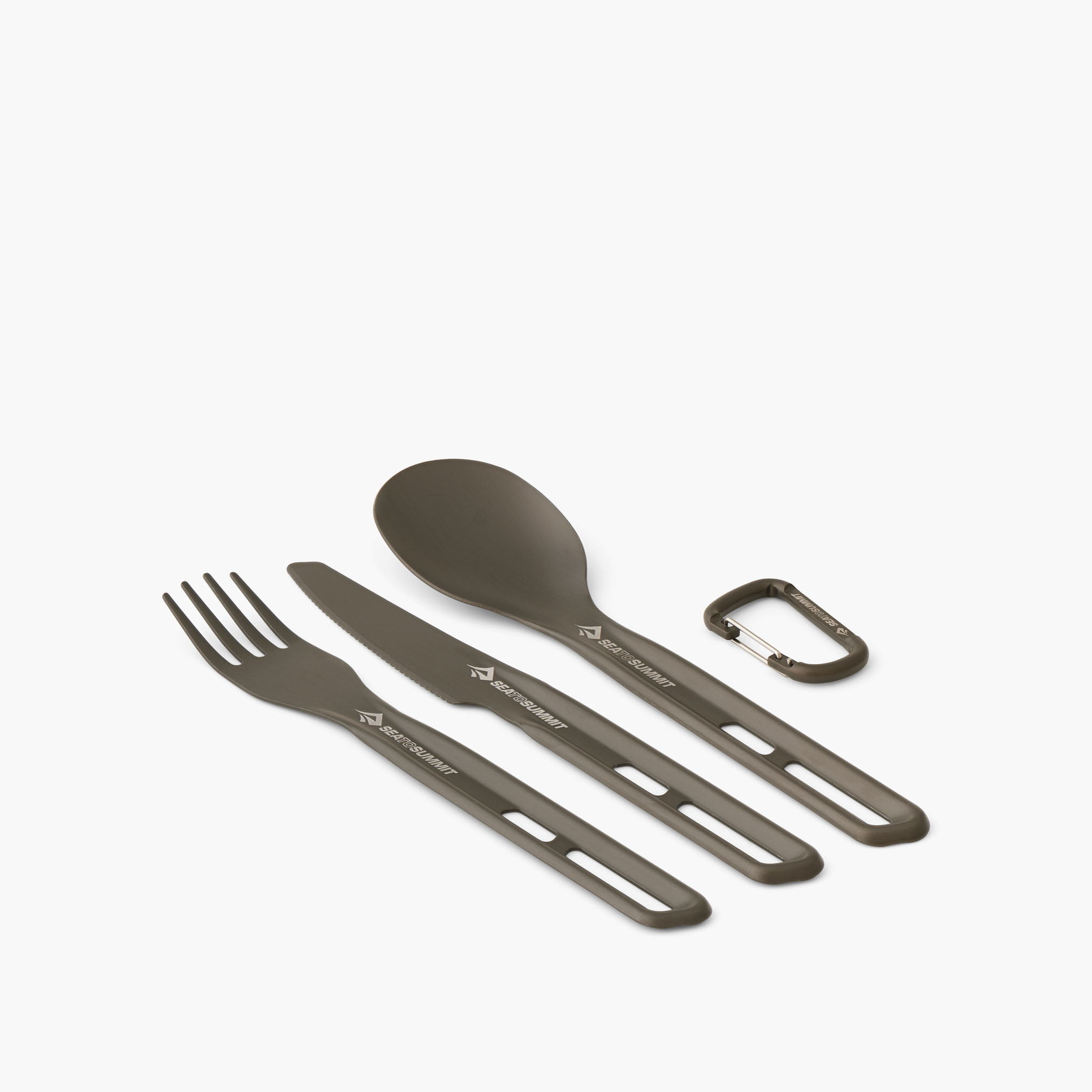Frontier UL Cutlery Set 3-teilig, Aluminium Hard Anodised Grey