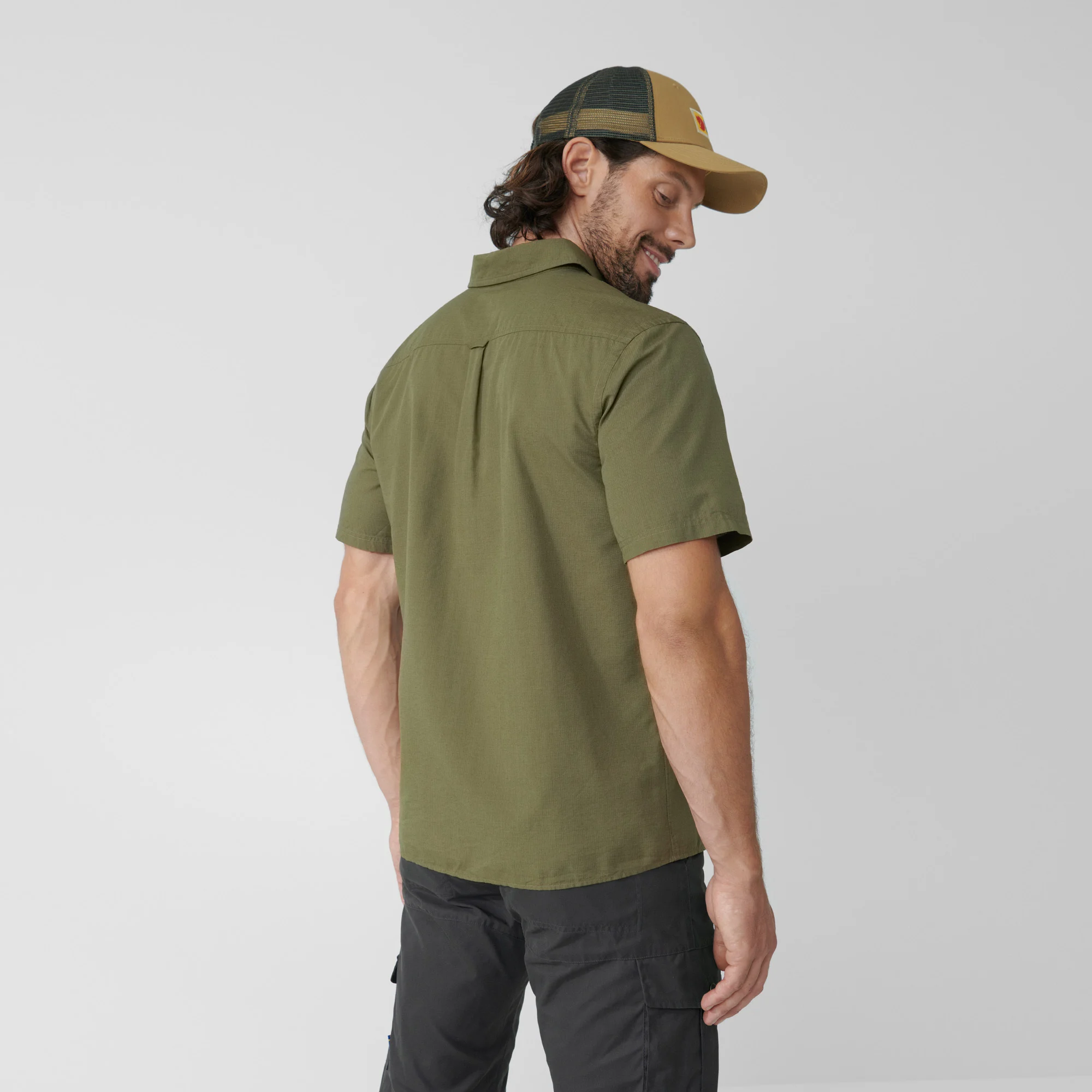 Övik Lite Shirt SS, dark navy-dawn blue