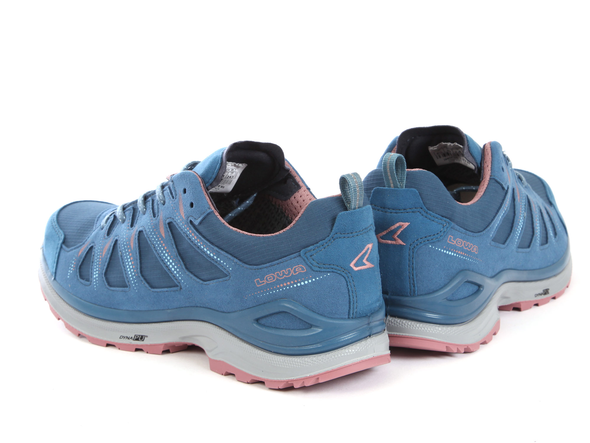 Innox Evo Low GTX Wm, stahlblau/altrosa
