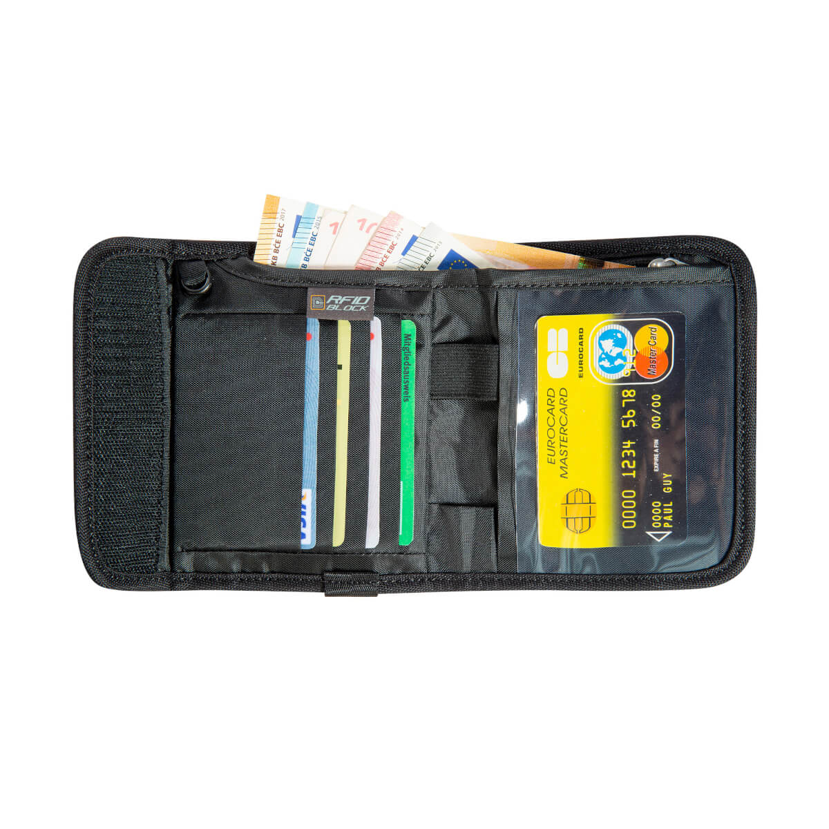 RFID B Euro Wallet, black