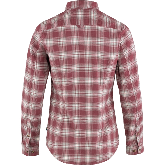 Övik Flannel L/S Shirt Wm, mesa purple fog