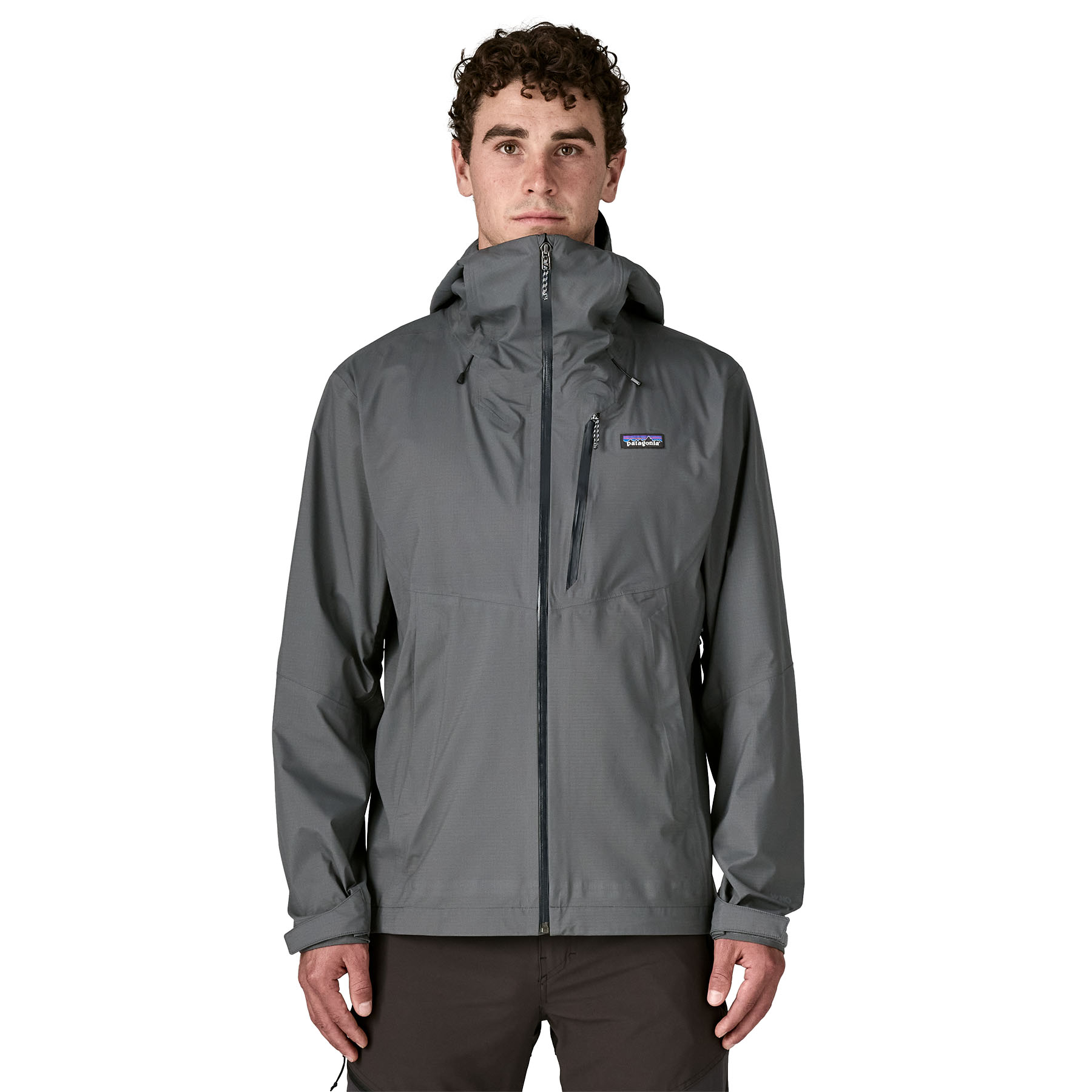 Granite Crest Rain Jacket, forge grey w/black