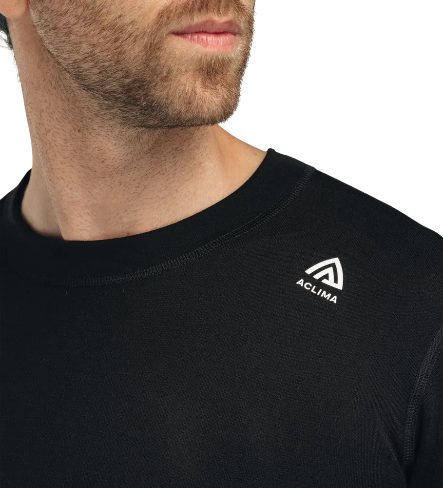 WarmWool Crewneck, jet black