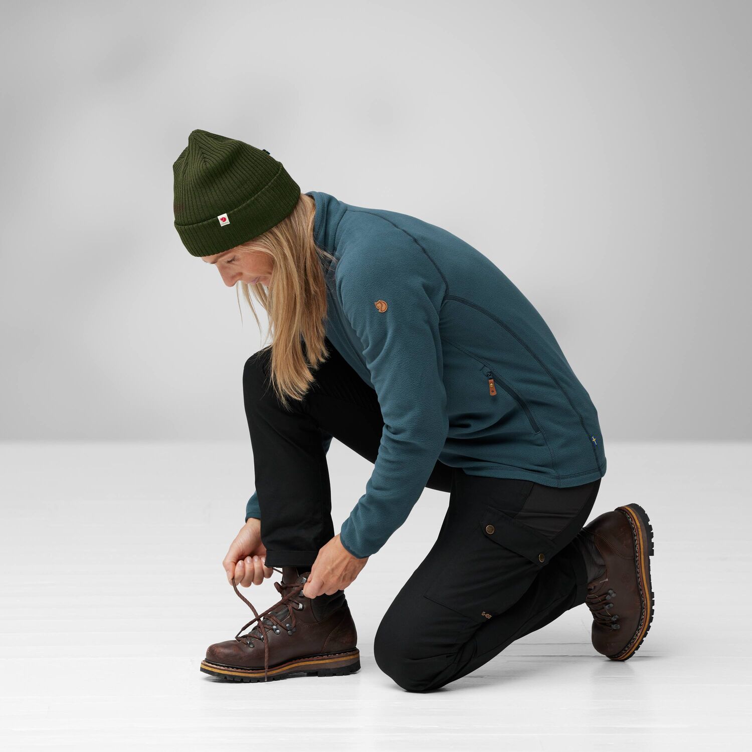Övik Lite Fleece Jacket Wm, mountain blue