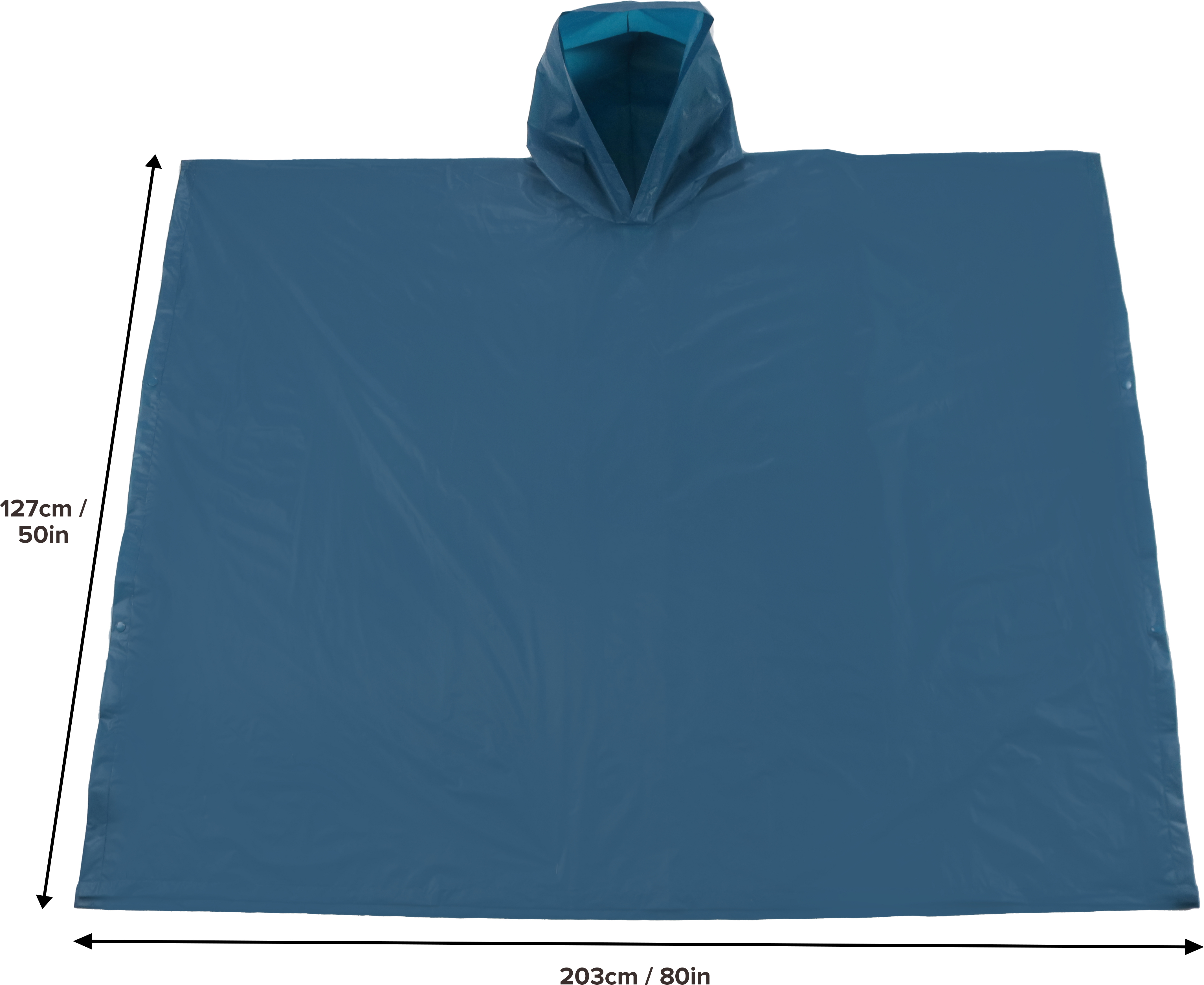 CL Leichtponcho, blau