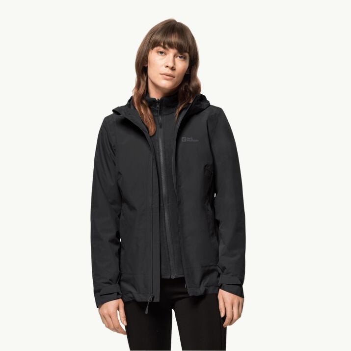 Moonrise 3in1 Jacket Wm, black