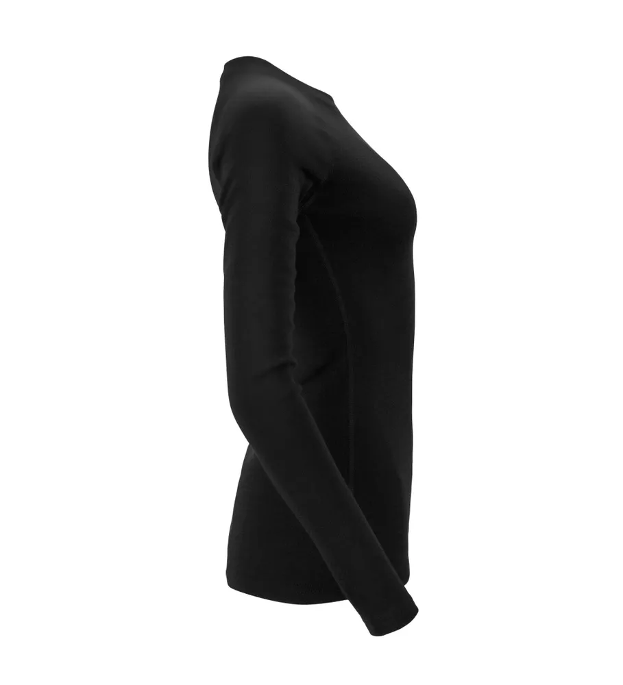 WarmWool Crewneck Wm, jet black
