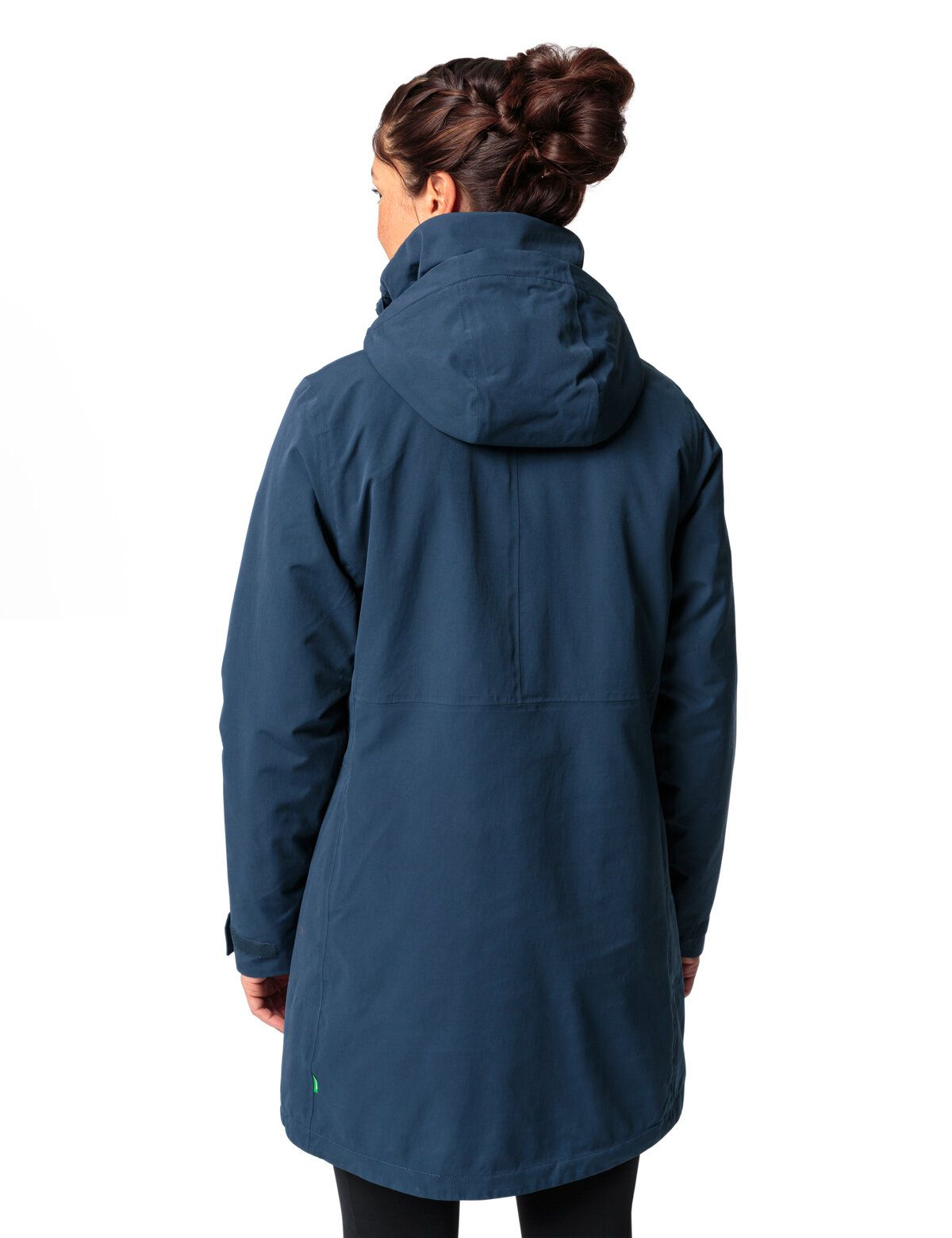 Skomer Wool Parka Wm, dark sea
