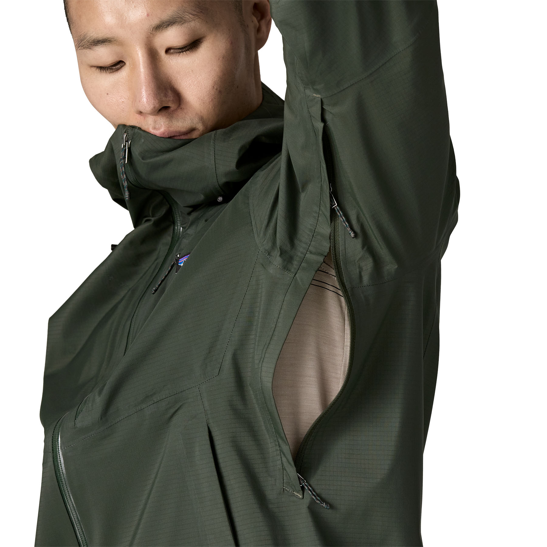 Granite Crest Rain Jacket, forge grey w/black