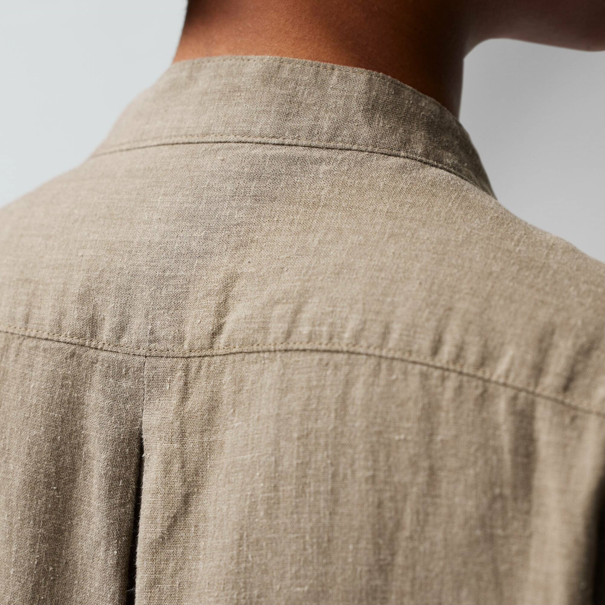 Övik Hemp Shirt L/S Wm, chalk white