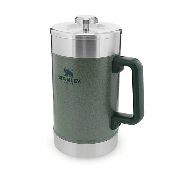 Stanley Stay-Hot French Press, hammertone green