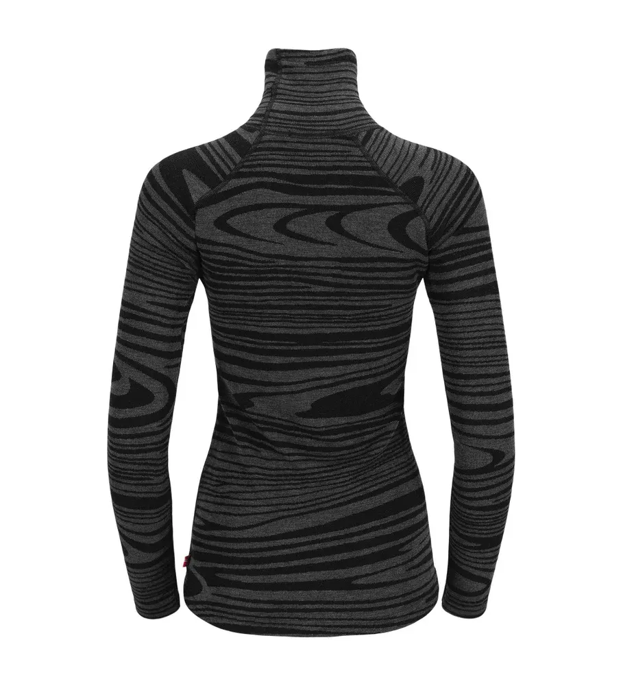 WarmWool Motion Rollneck Wm, Black Motion