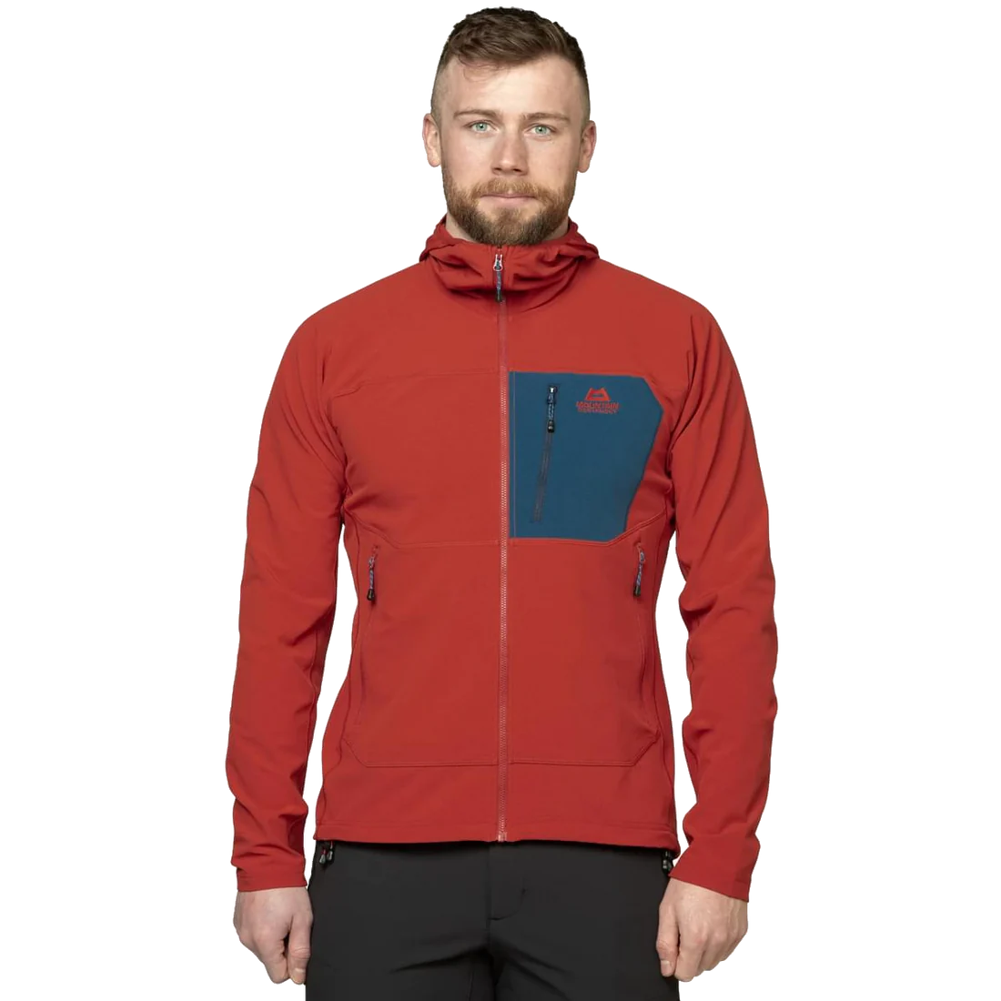 Arrow Hooded Jacket, anvil/redrock