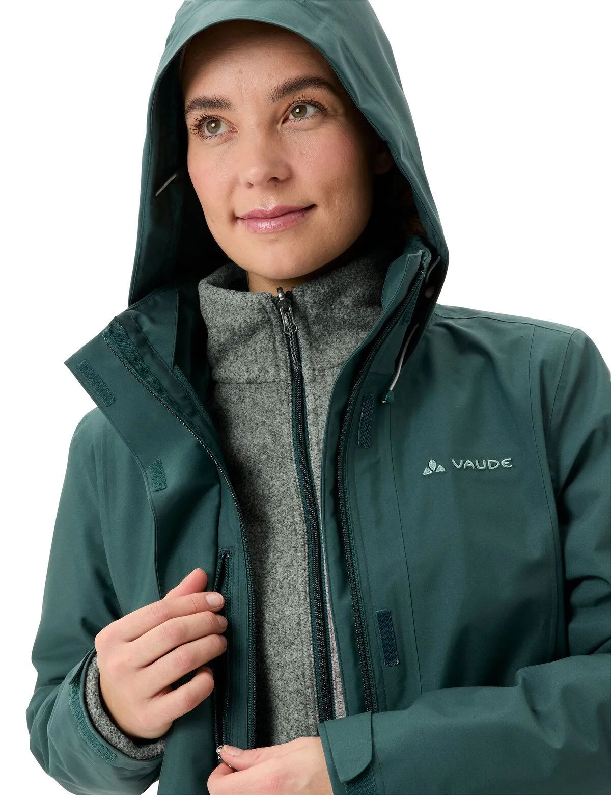 Idris 3in1 Parka Wm, deep pond