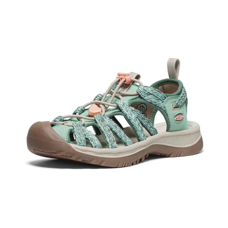 Whisper Wm, granite green/peach parfait
