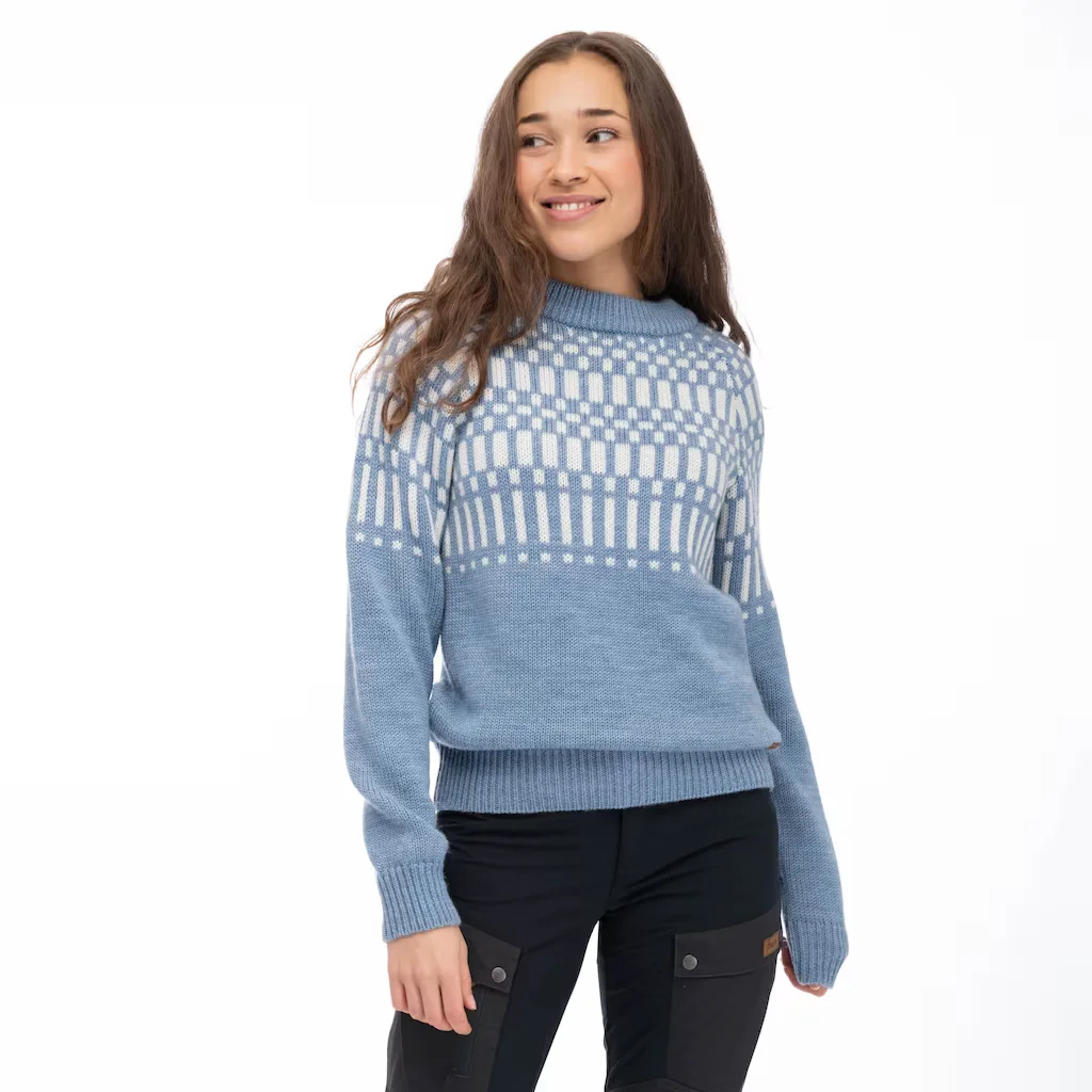 Nordmarka Merino Jumper Wm, husky blue