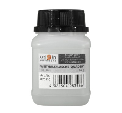 Origin Weithalsflasche Quader 100 ml