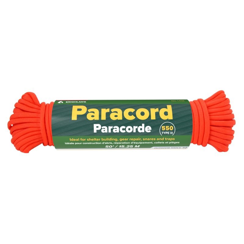 Paracord 15,25 Meter, neon orange