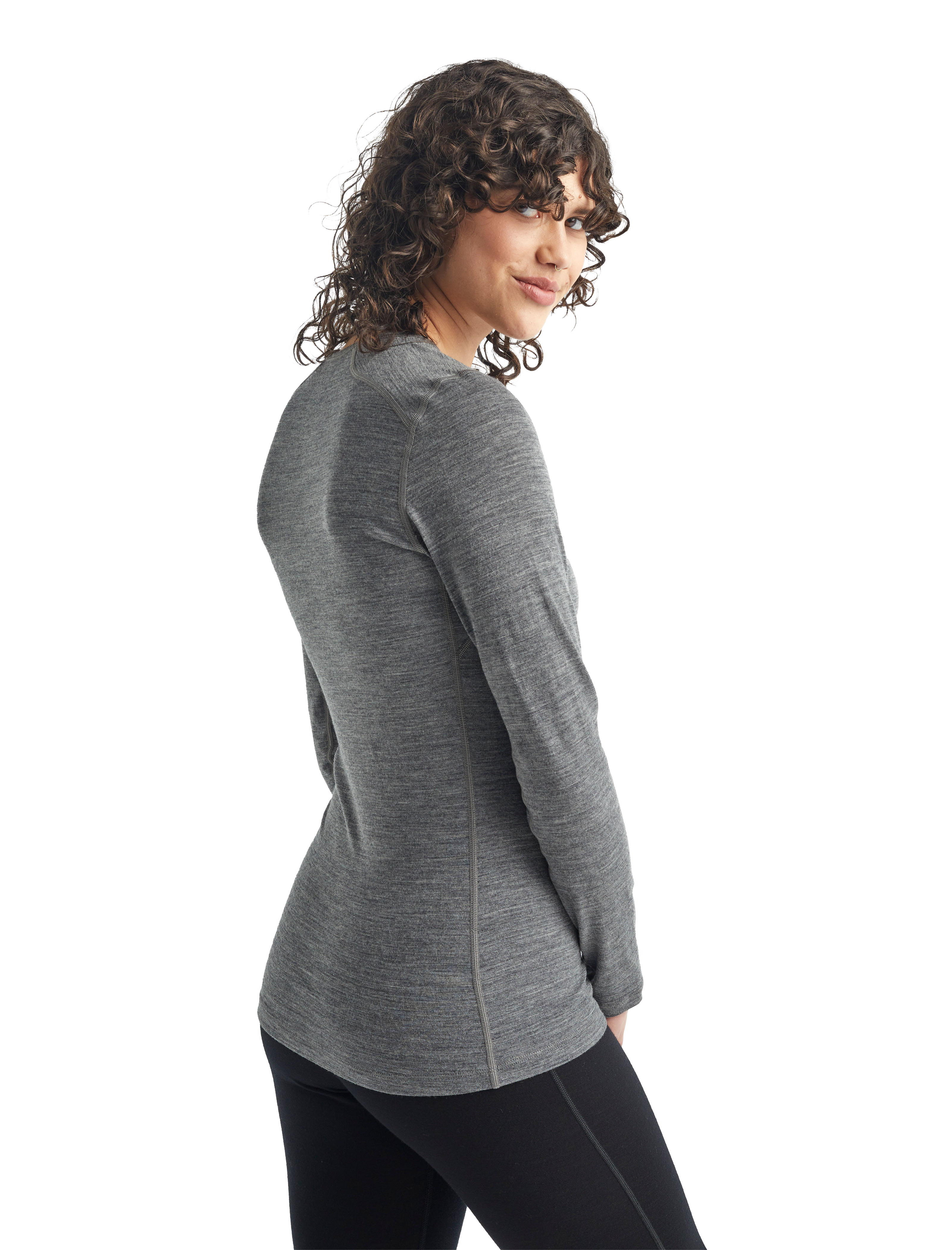 BF200 Oasis Crewe L/S Wm, gritstone heather